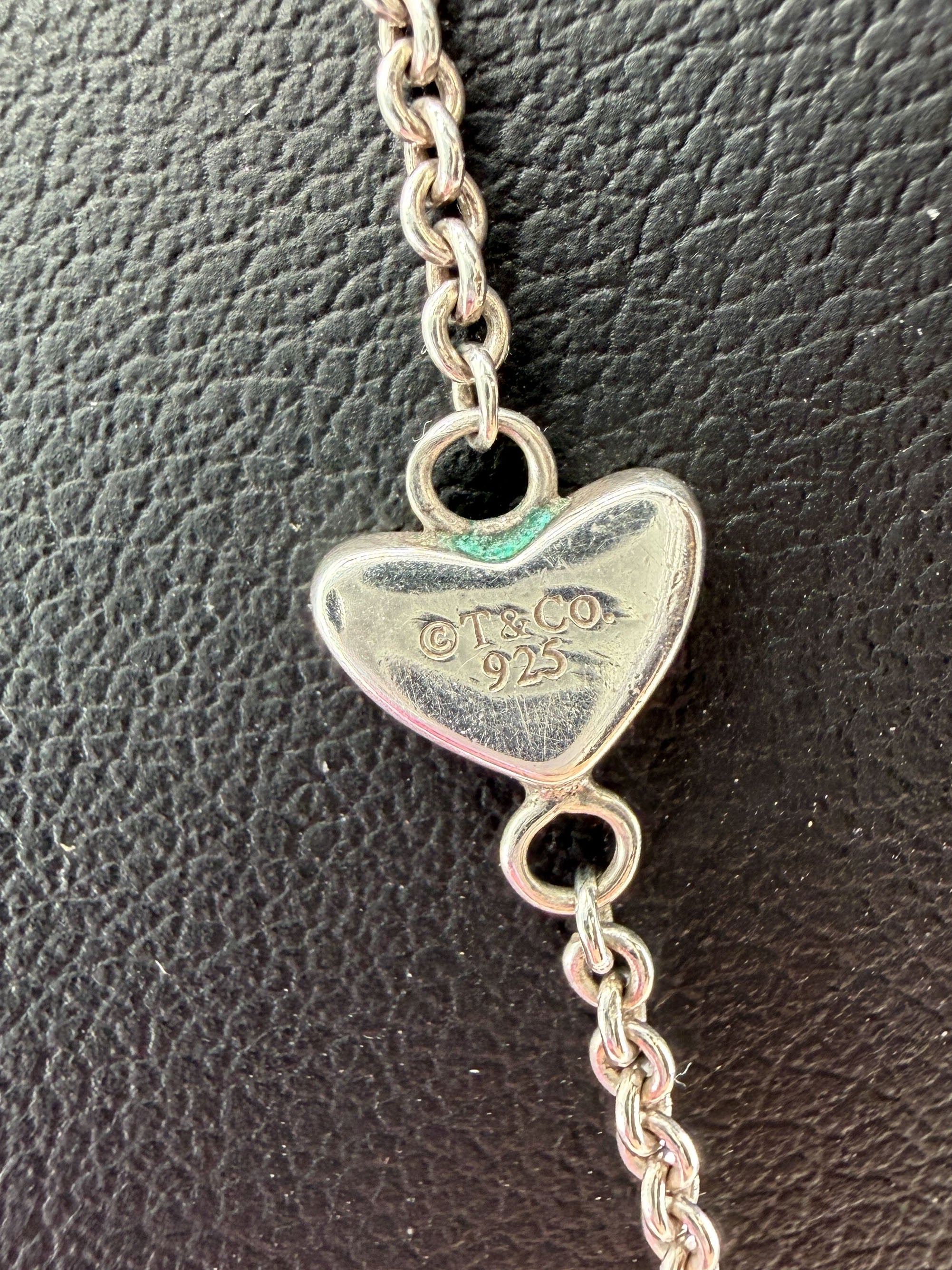Tiffany & Co heart lariat necklace