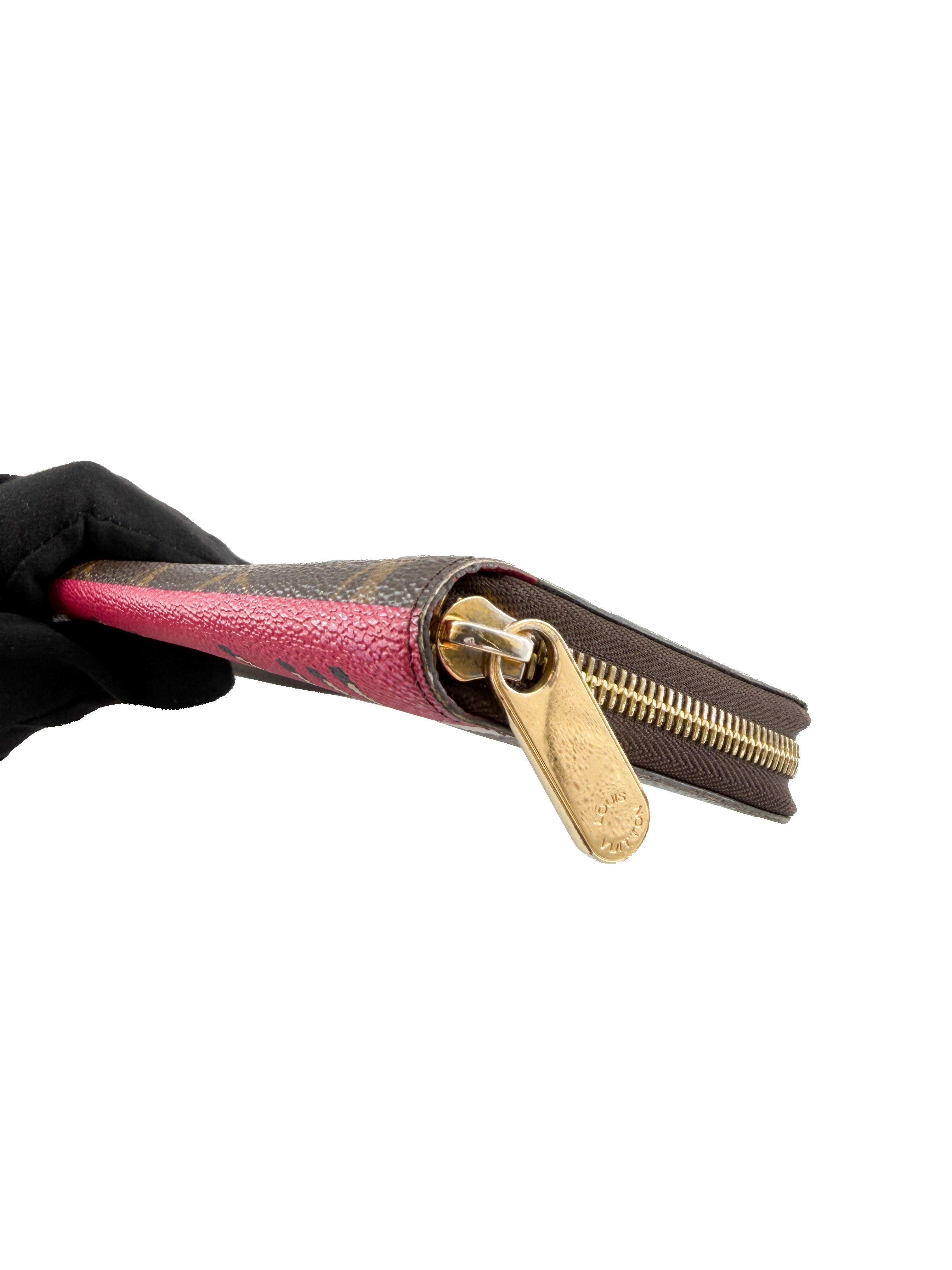 Louis Vuitton monogram Giraffe Limited Edition Monogram Canvas Illustre Zippy Wallet GI2187 - My Girlfriend's Wardrobe LLC