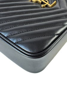 Saint Laurent black Lou medium camera bag FLY761554-0124