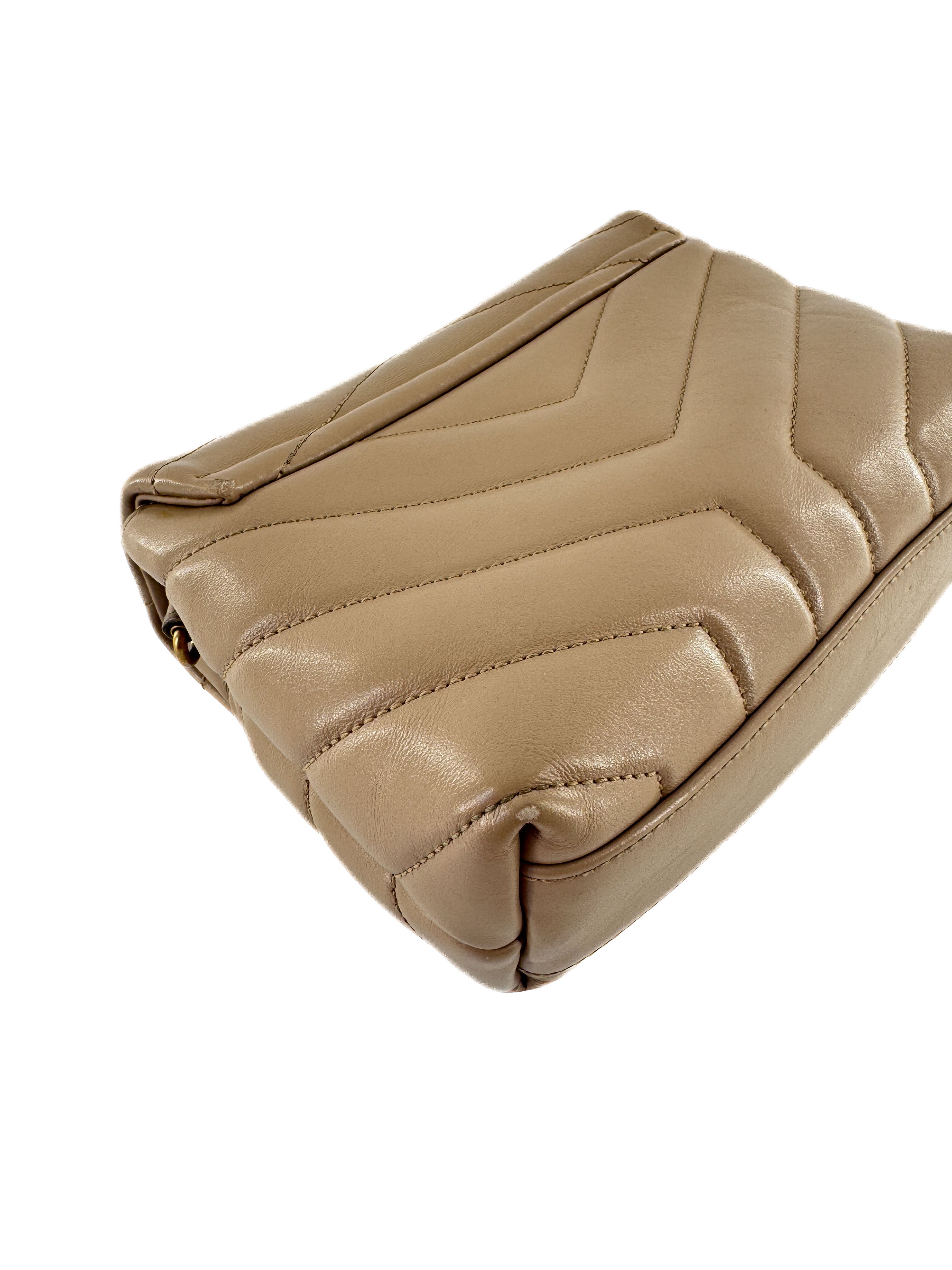 Saint Laurent beige toy Loulou GUE678401-1021