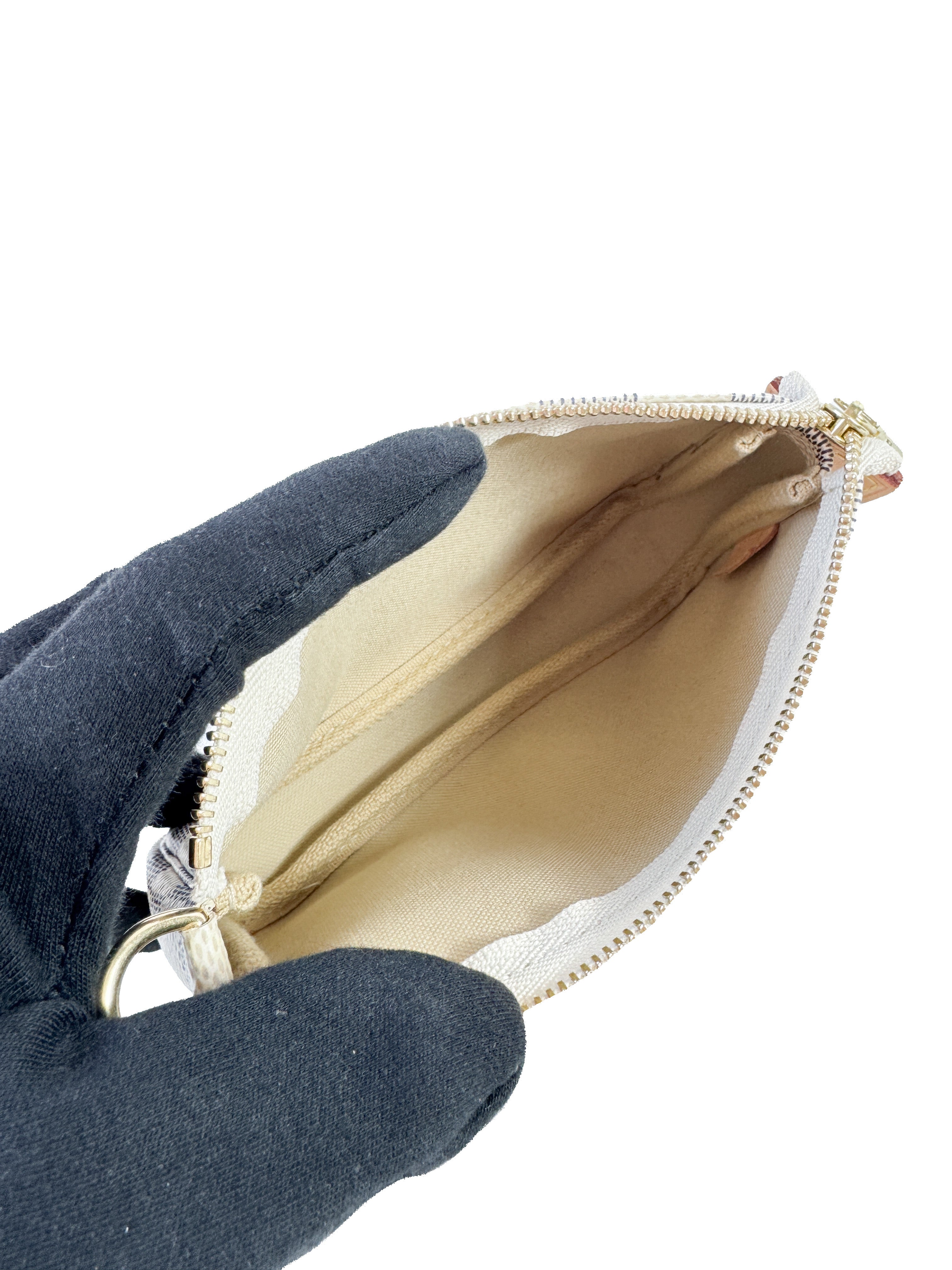 Louis Vuitton damier azur mini pochette accessories SF0168