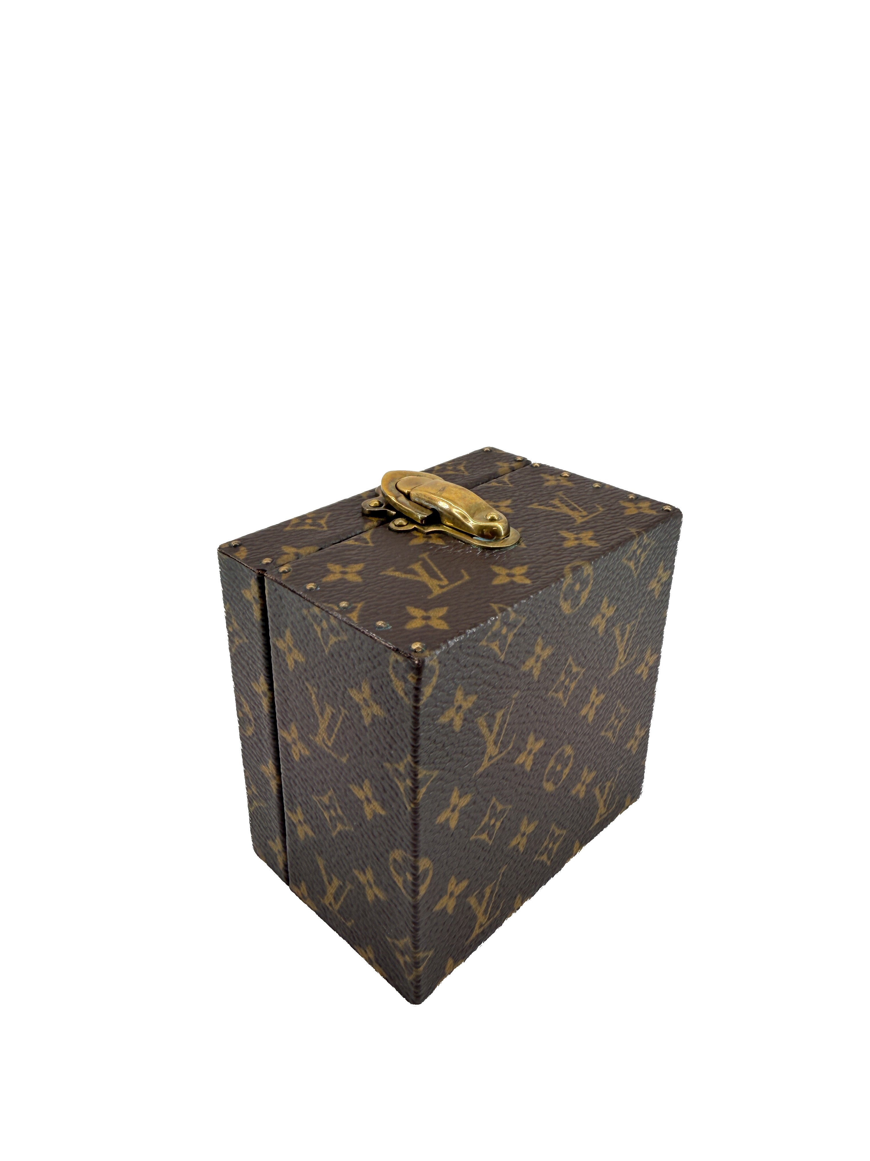 Louis Vuitton monogram jewelry box mini trunk AS0035