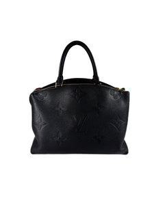 Louis Vuitton black empreinte Grand Palais MM (microchipped) retail $3550