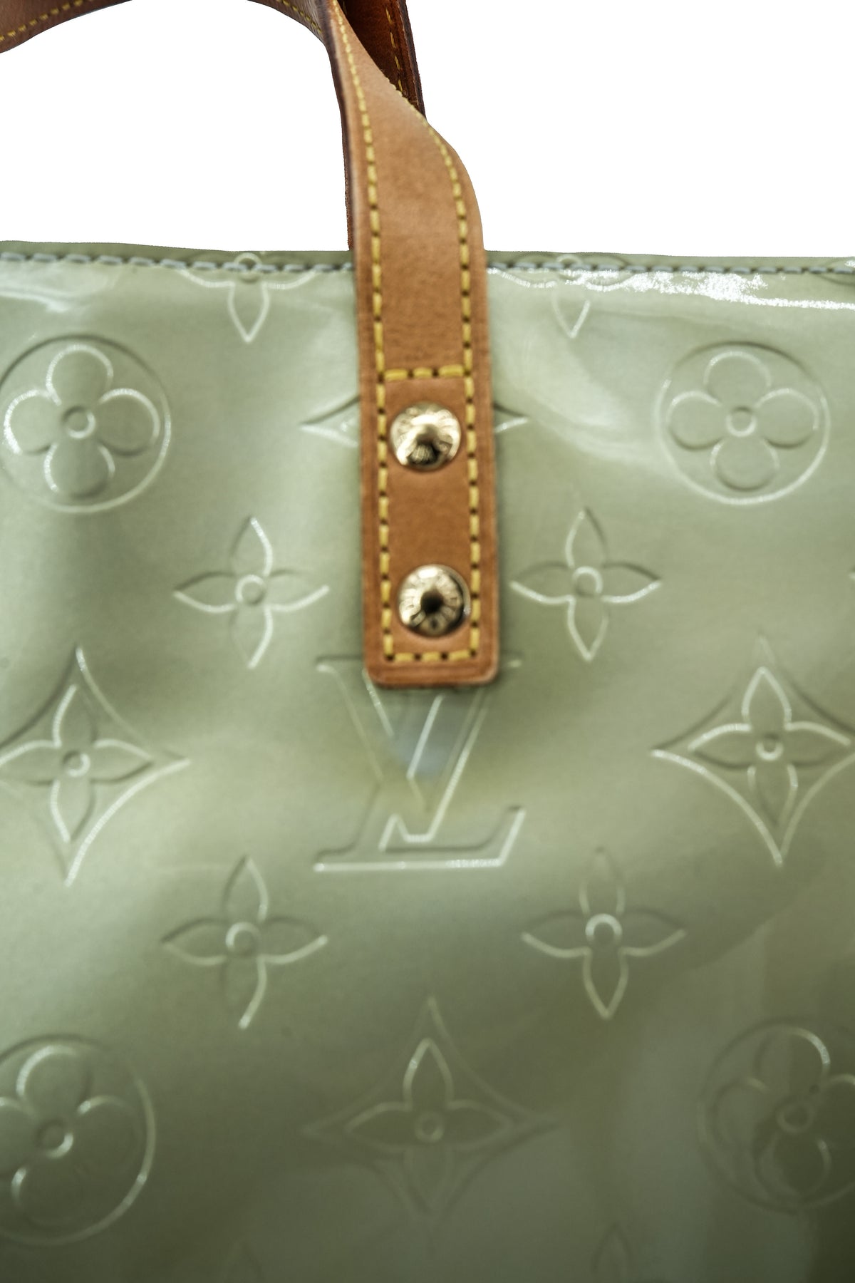Louis Vuitton vernis green Reade PM MI1021