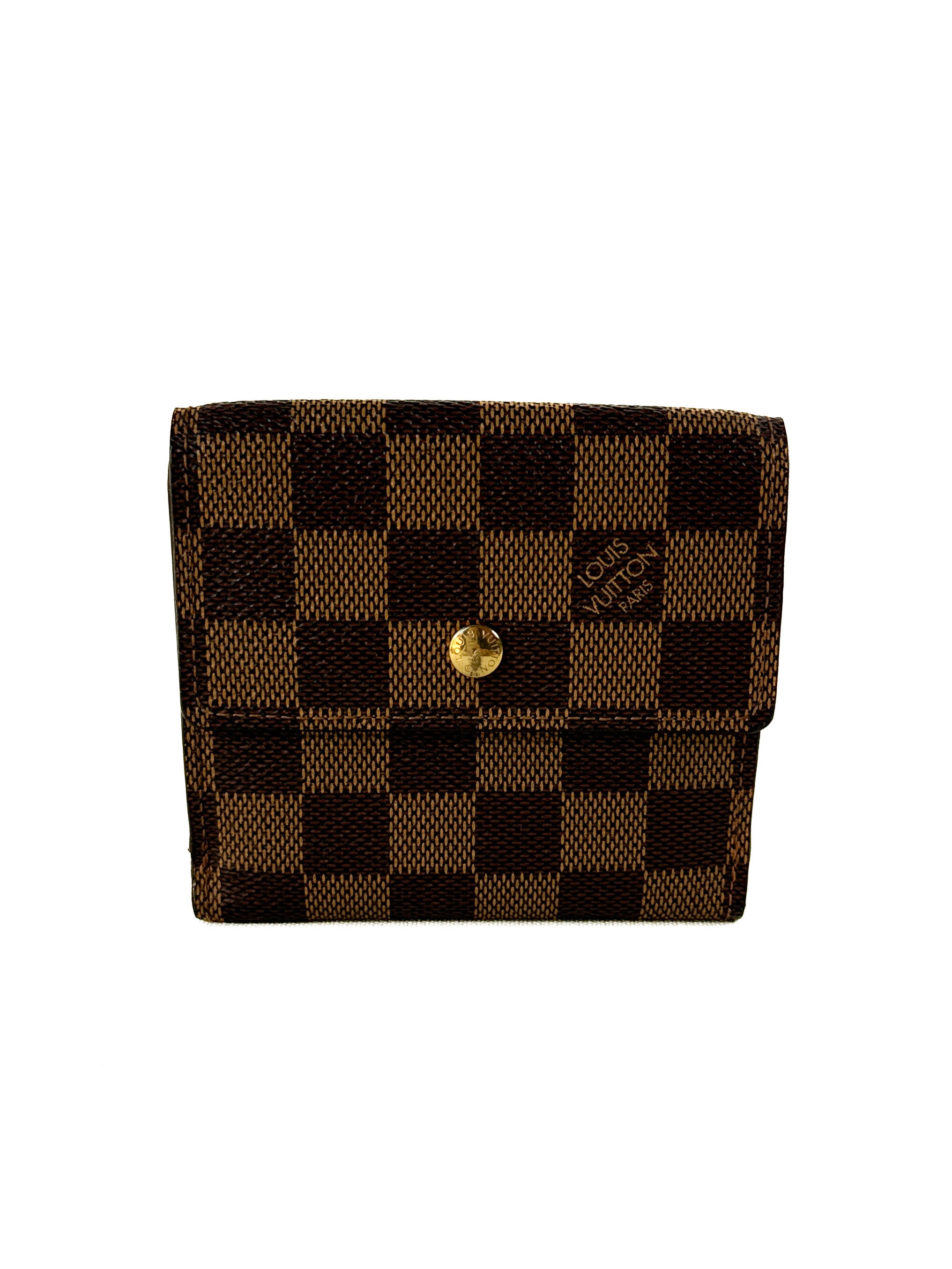 Louis Vuitton damier ebene porte monnaie bifold wallet SD0075