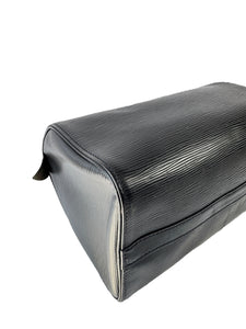 Louis Vuitton black epi speedy 25 SP0035