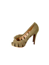 Christian Louboutin beige suede pumps size 39.5