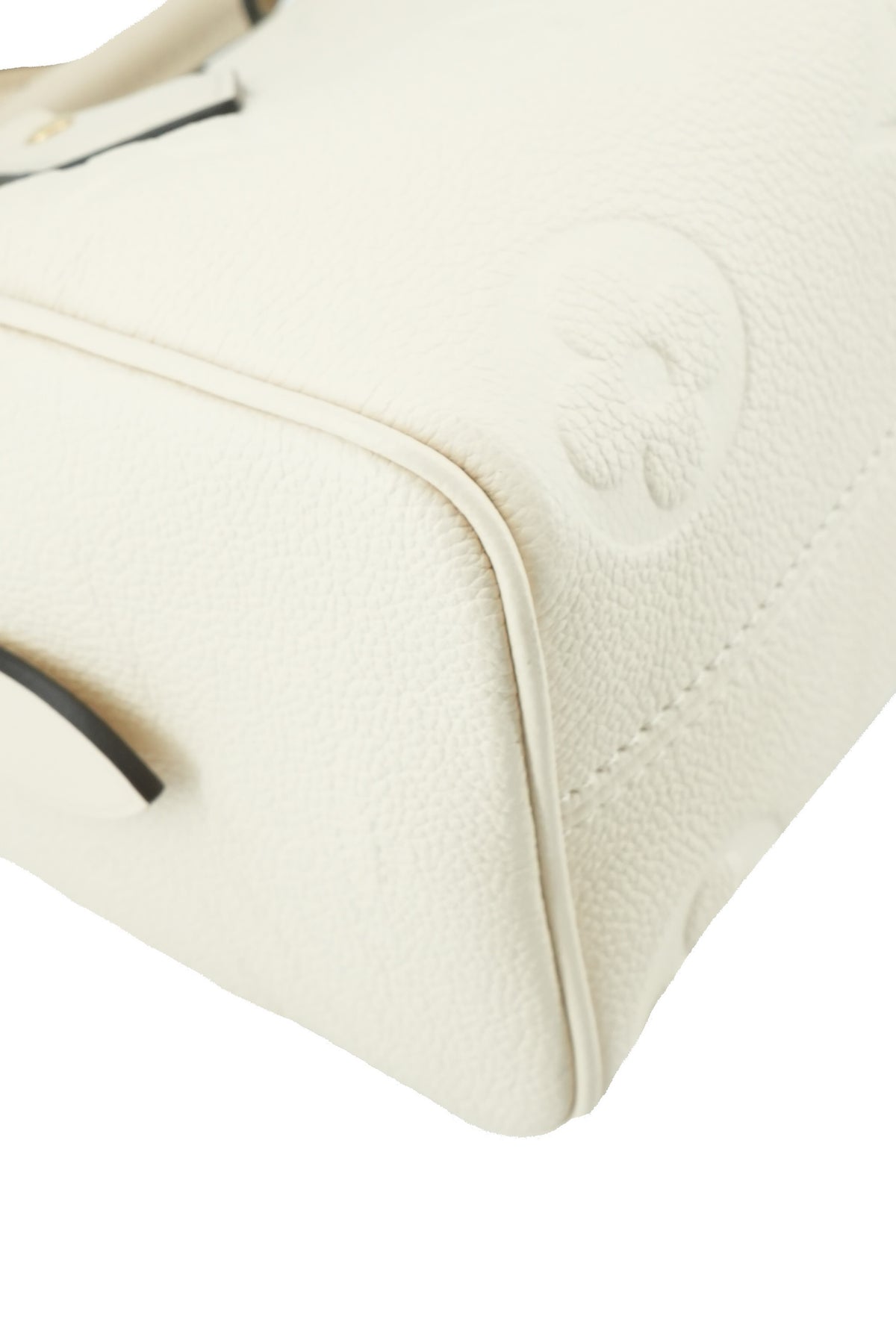 Louis Vuitton cream empreinte Speedy 20 NFC