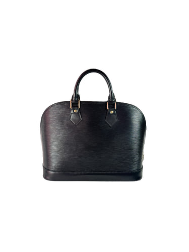 Louis Vuitton black epi Alma AR0937