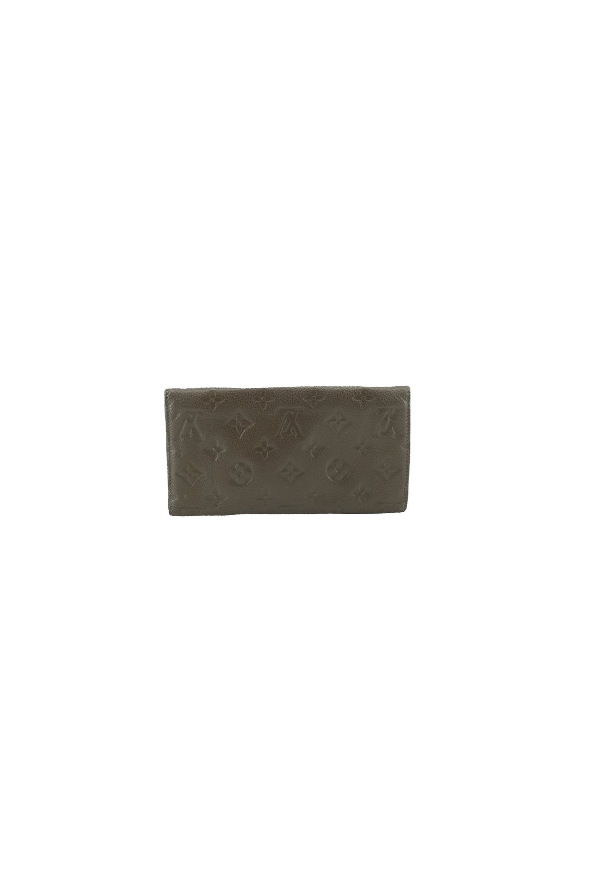 Louis Vuitton brown empreinte Portefeuille Virtuose long wallet CA1141