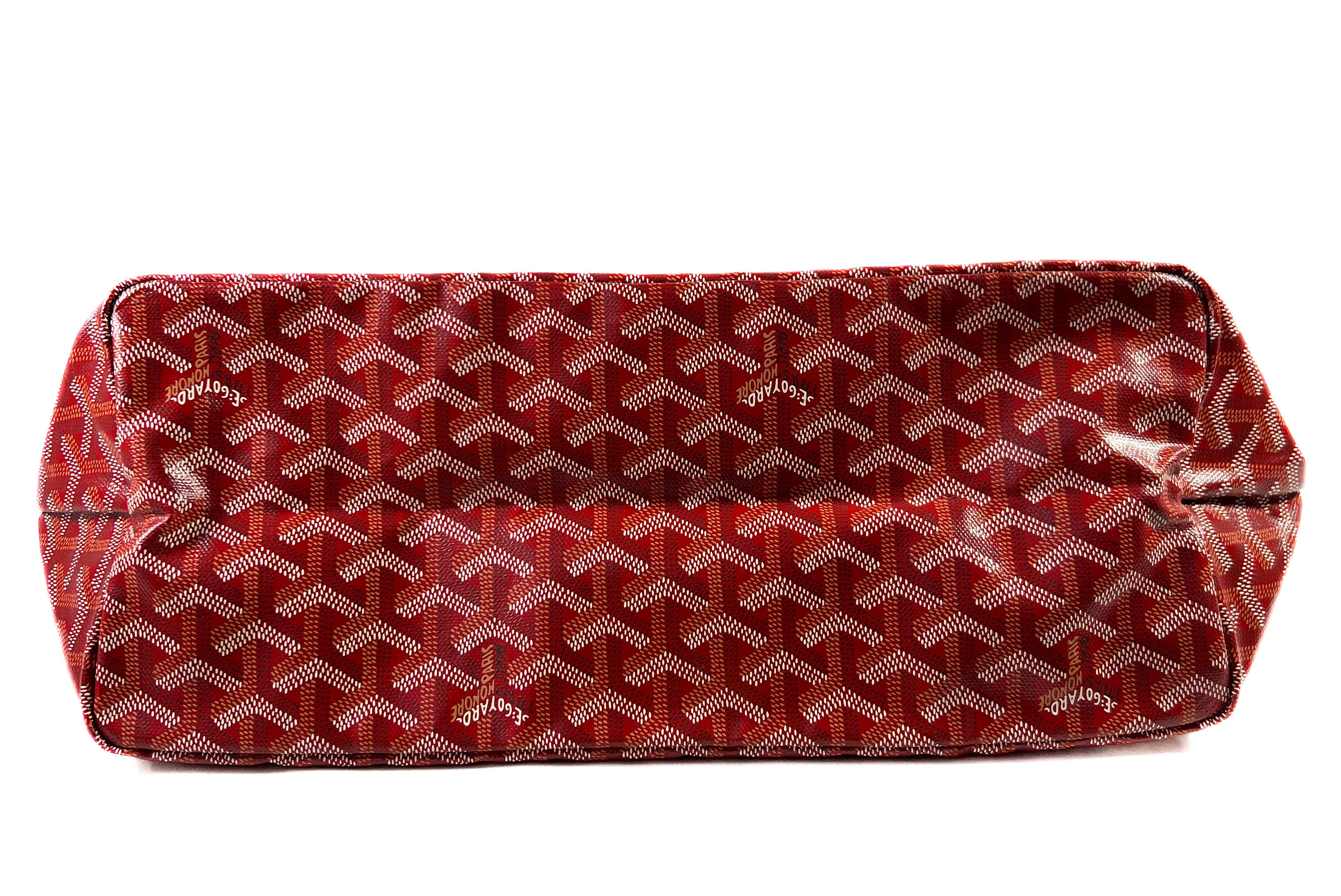 Goyard Saint Louis red tote PM