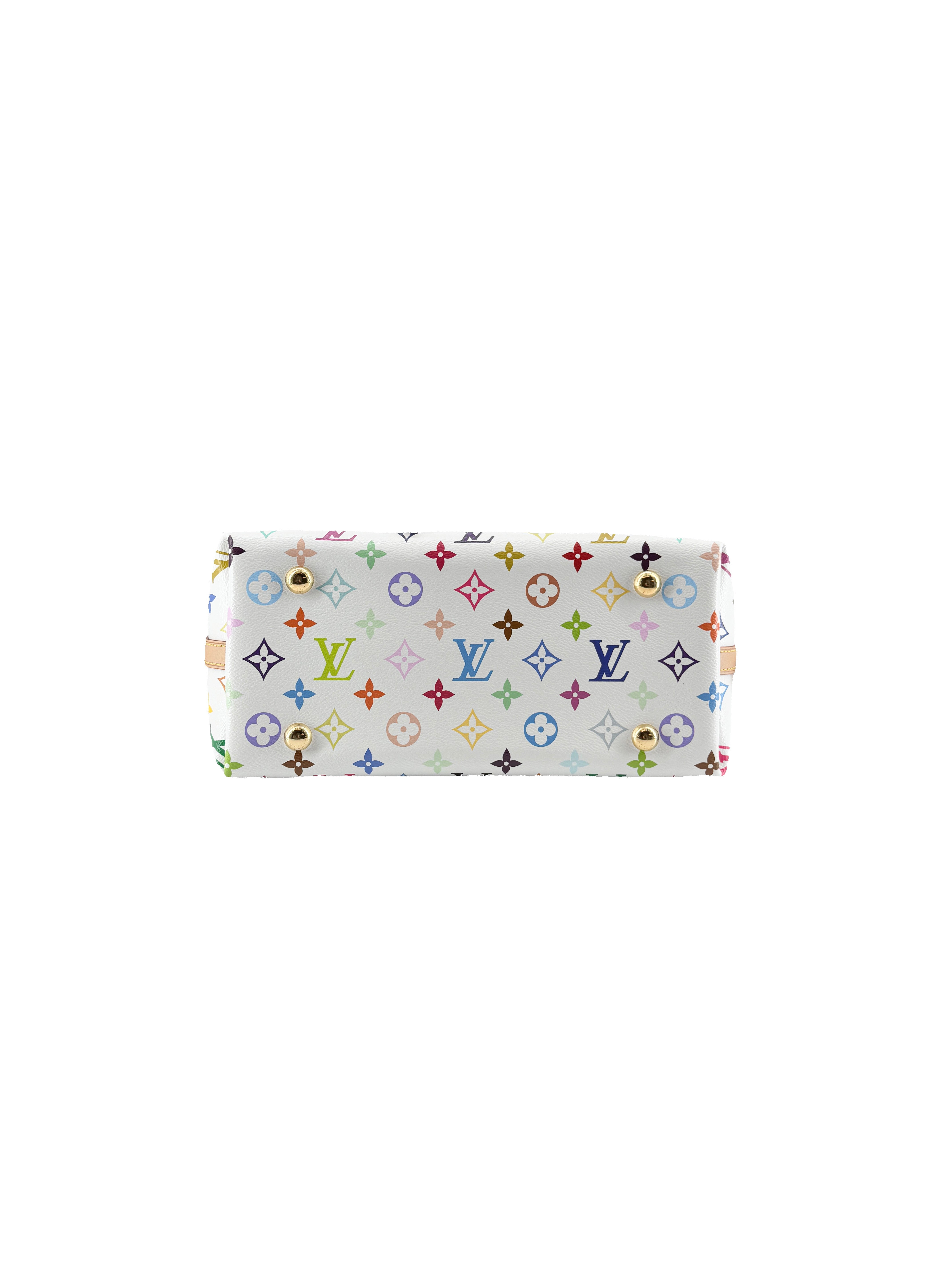 Louis Vuitton x TM white multicolor carryall NFC