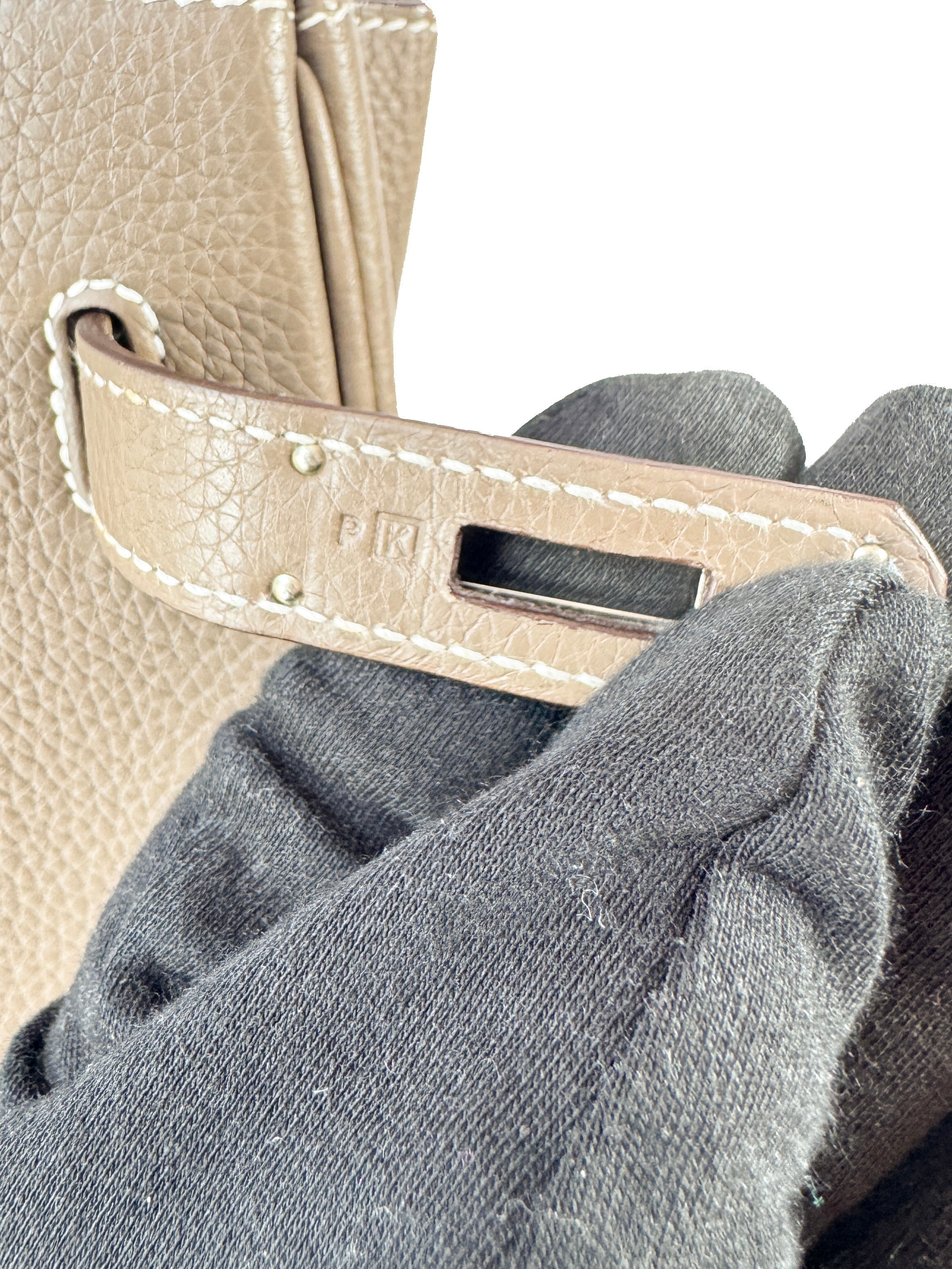 Hermès togo Birkin 35 Etoupe