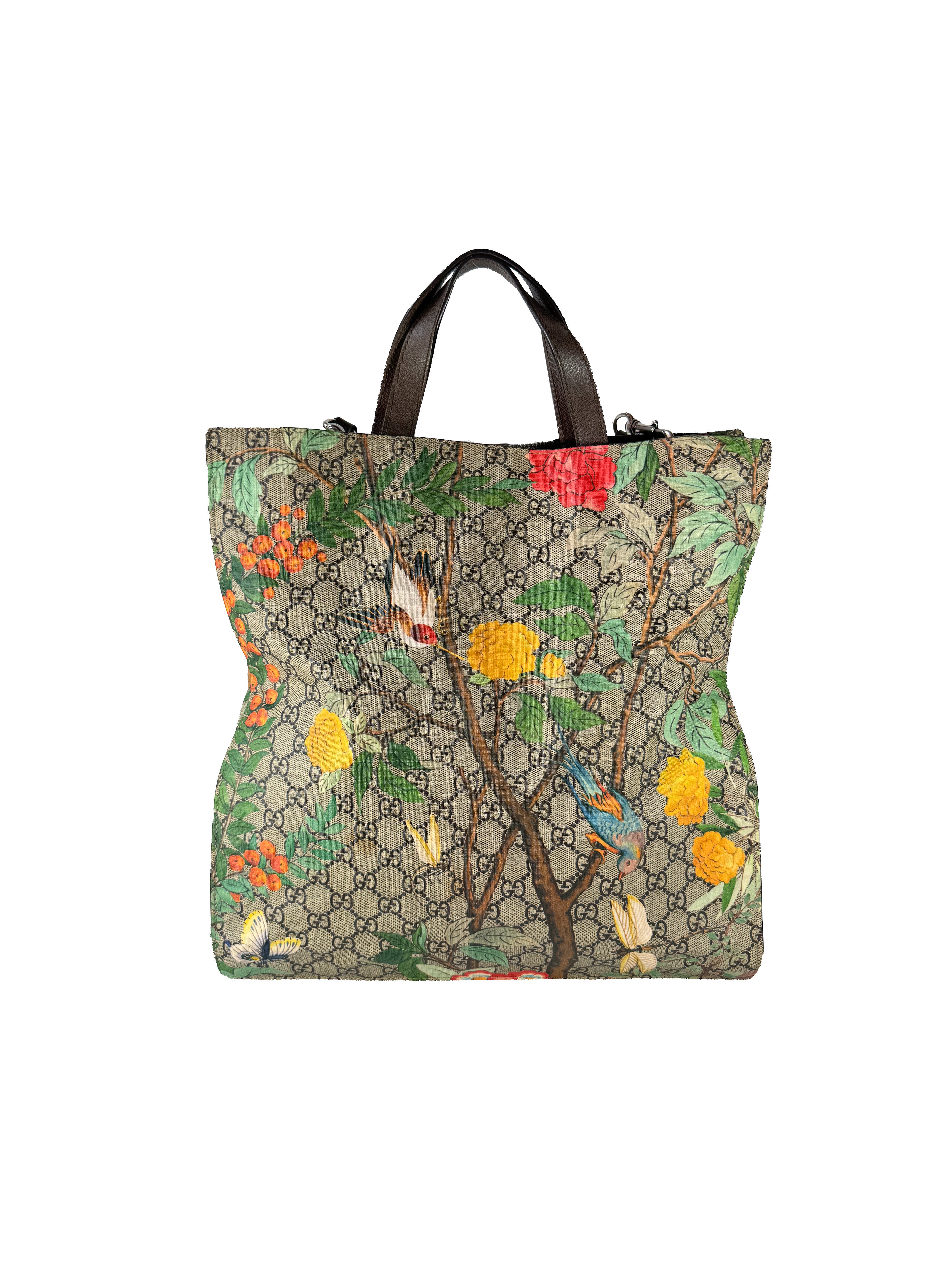 Gucci GG Tian print tote 450950525040