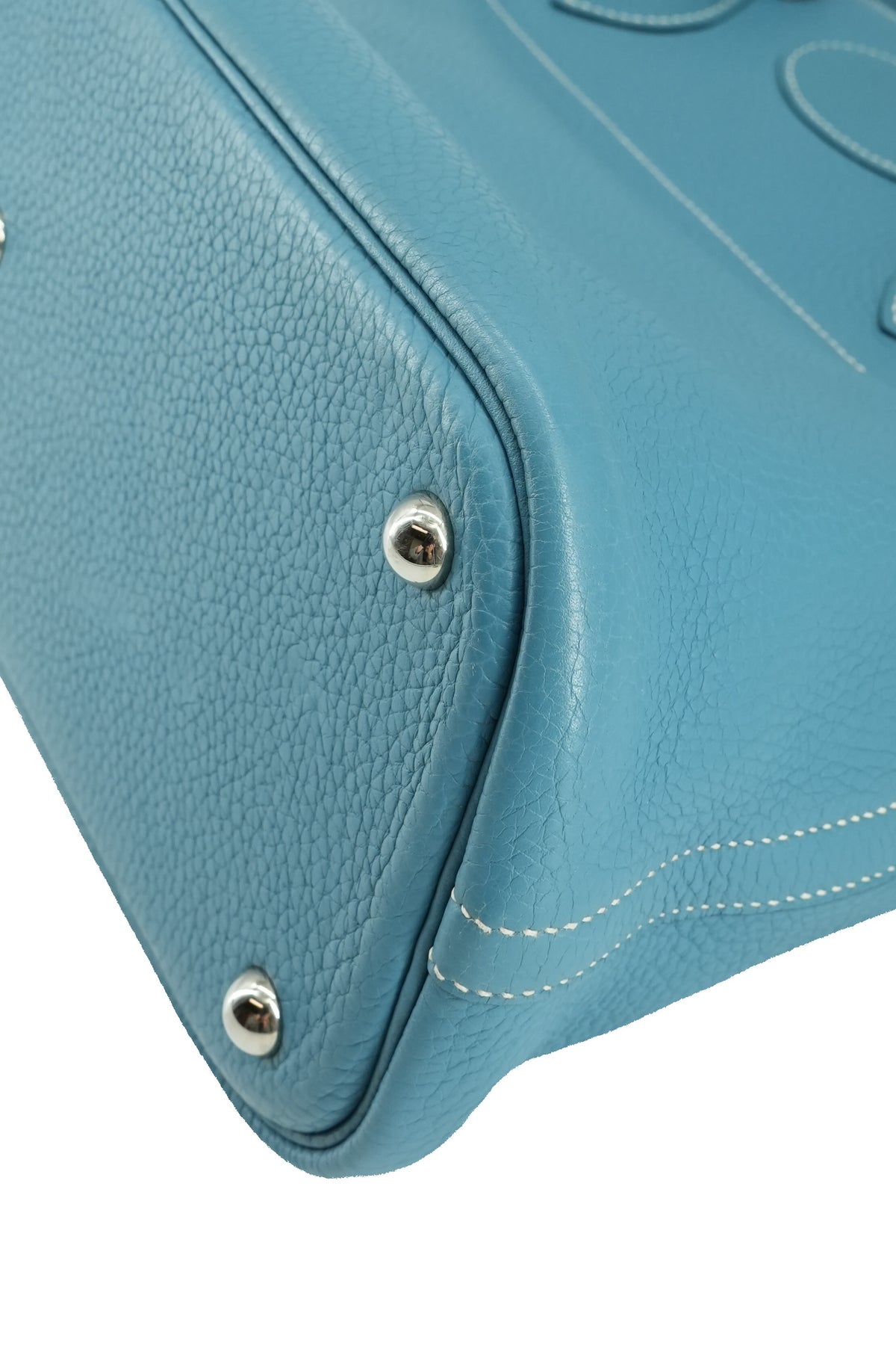 Hermes Bolide 35 blue jean Clemence