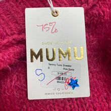 Show me your Mumu hot pink Tammy sweater tunic size S NWT
