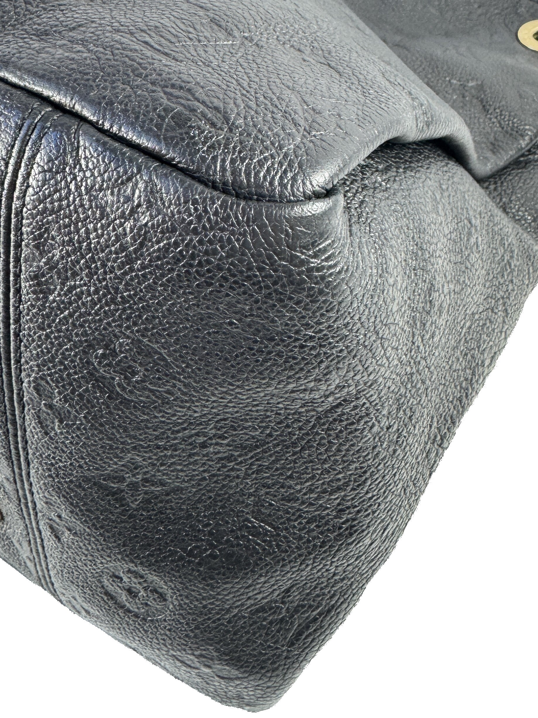 Louis Vuitton monogram black empreinte Artsy MM CA1185