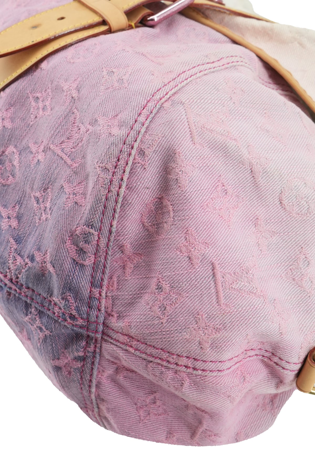 Louis Vuitton Sunshine pink denim monogram FL0130