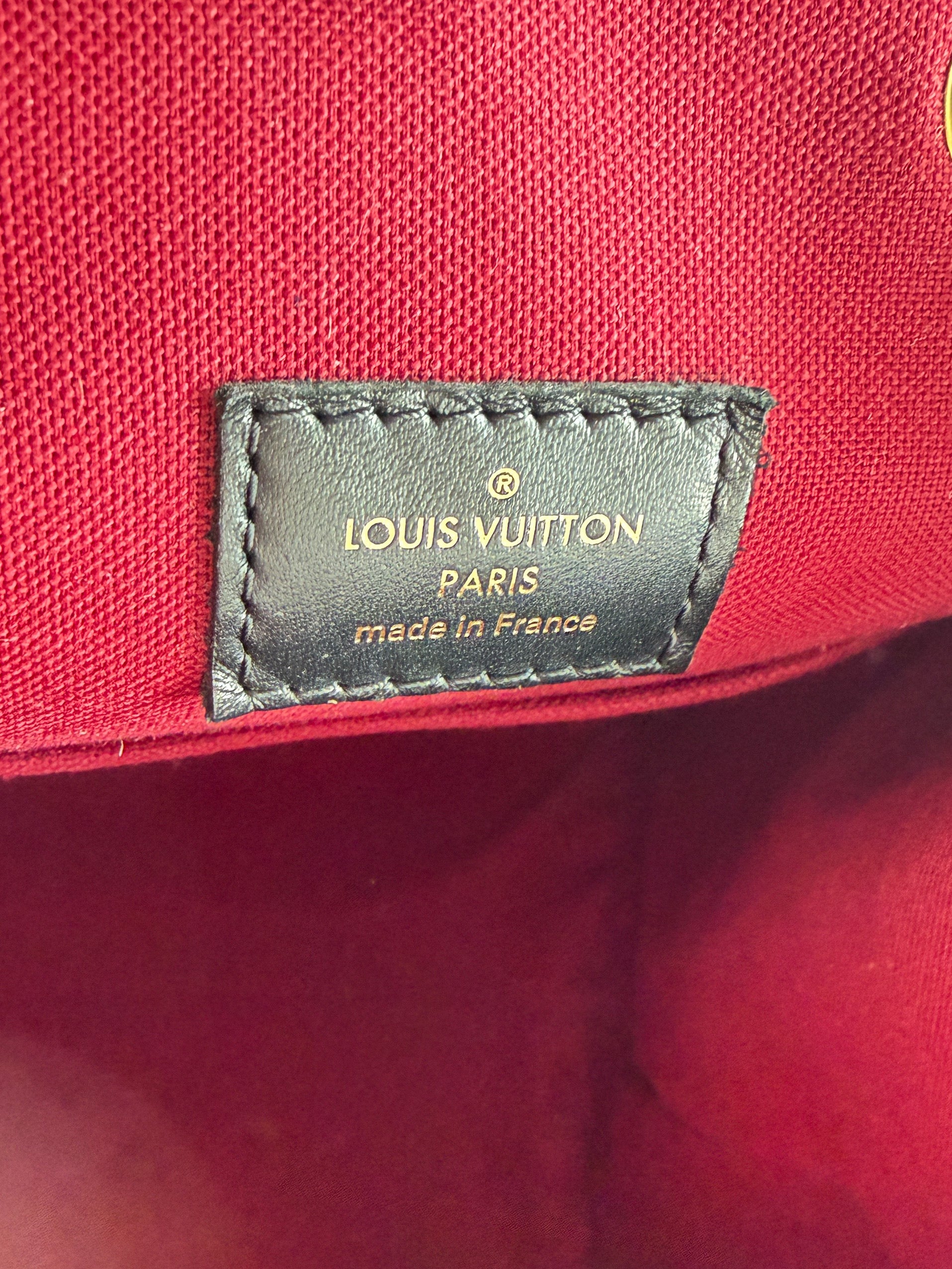Louis Vuitton monogram black Montsouris PM NM NFC