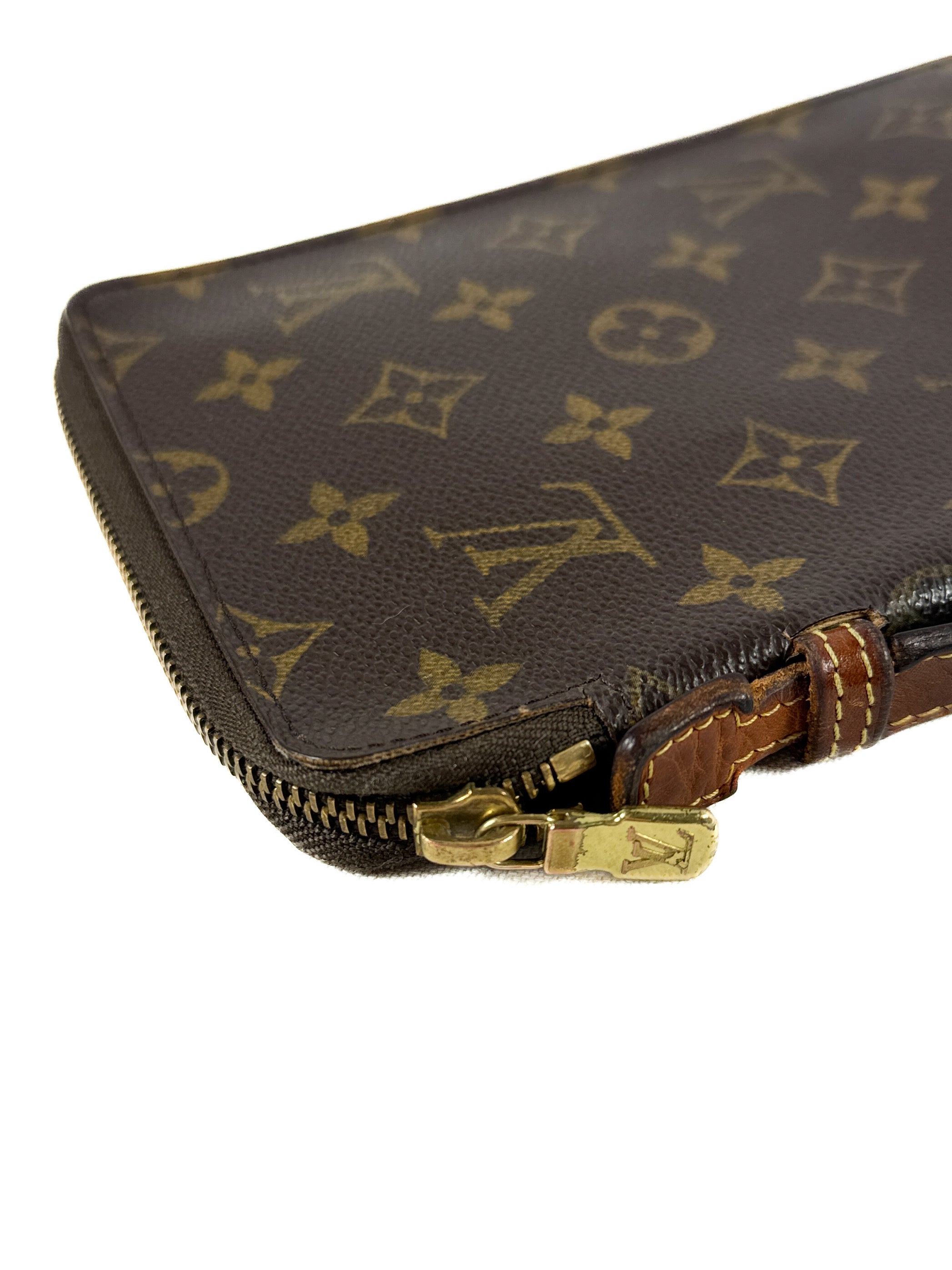 Louis Vuitton monogram vintage organizer de voyage travel wallet MI1917