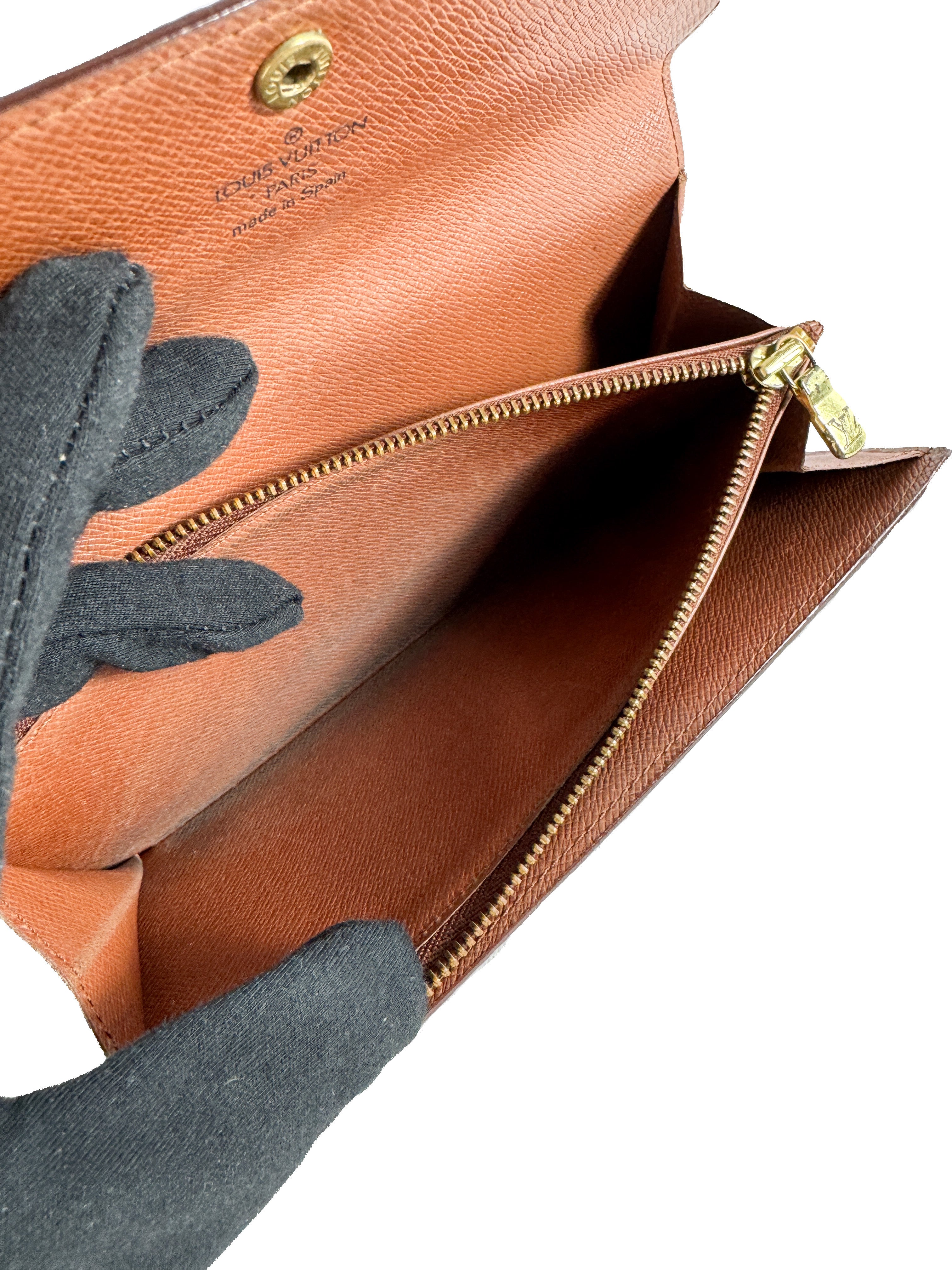 Louis Vuitton monogram vintage Sarah wallet CA0995