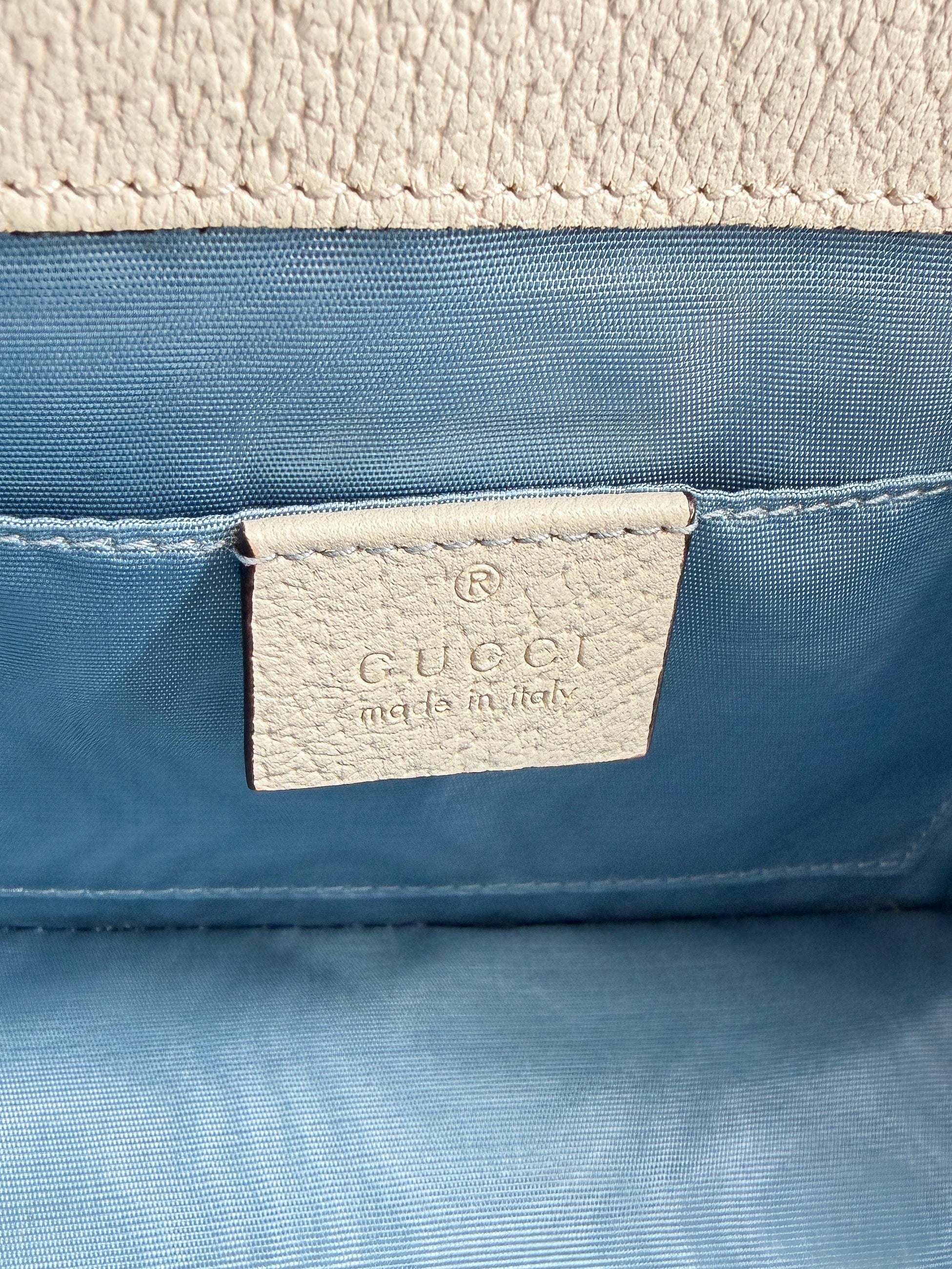 Gucci Sylvie mini bee star top handle bag 470270 486628
