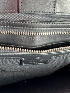 Gucci black GG Supreme vertical tote 794918-520981