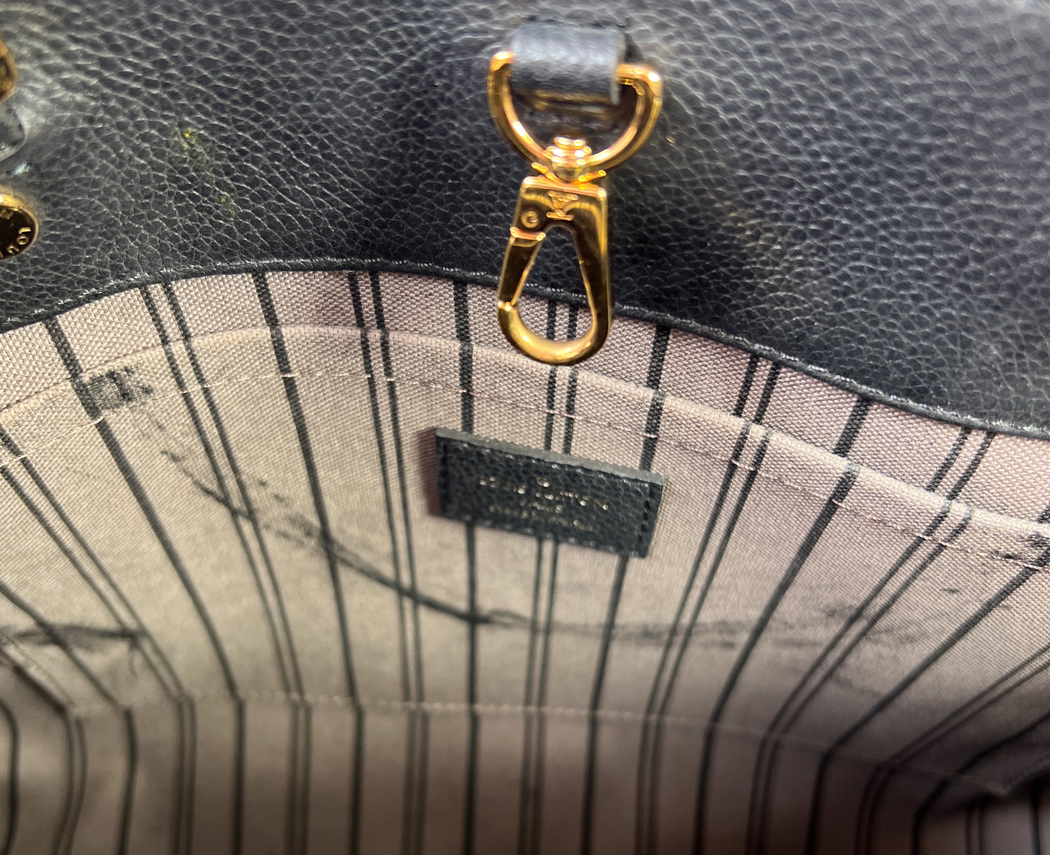 Louis Vuitton black empreinte Montaigne 2014 – My Girlfriend's