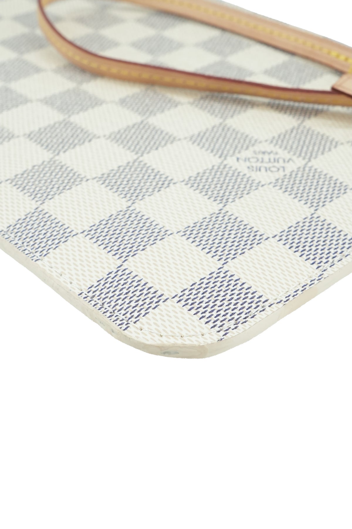 Louis Vuitton damier azur neverfull pouch