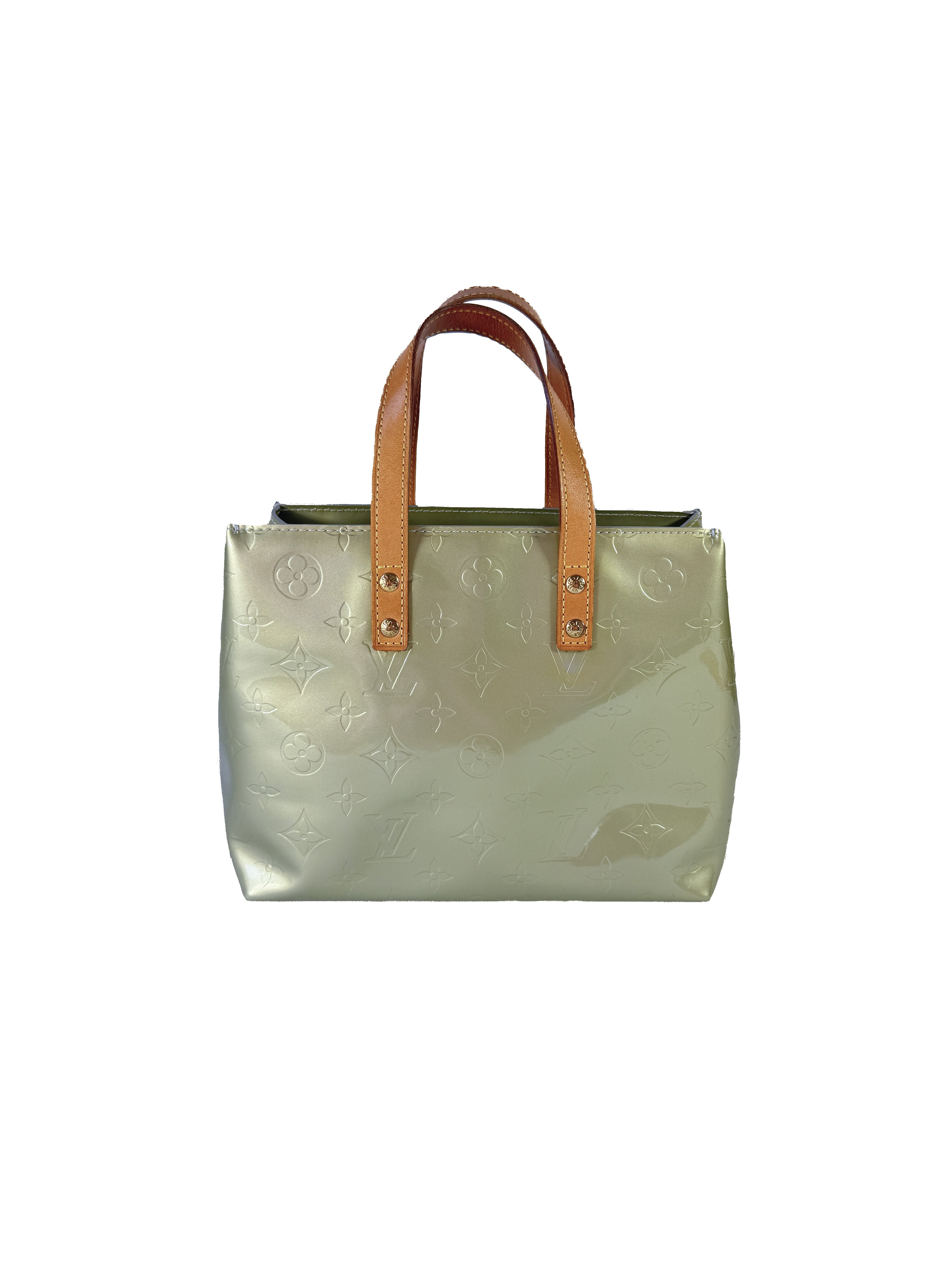 Louis Vuitton green vernis Reade PM MI1021