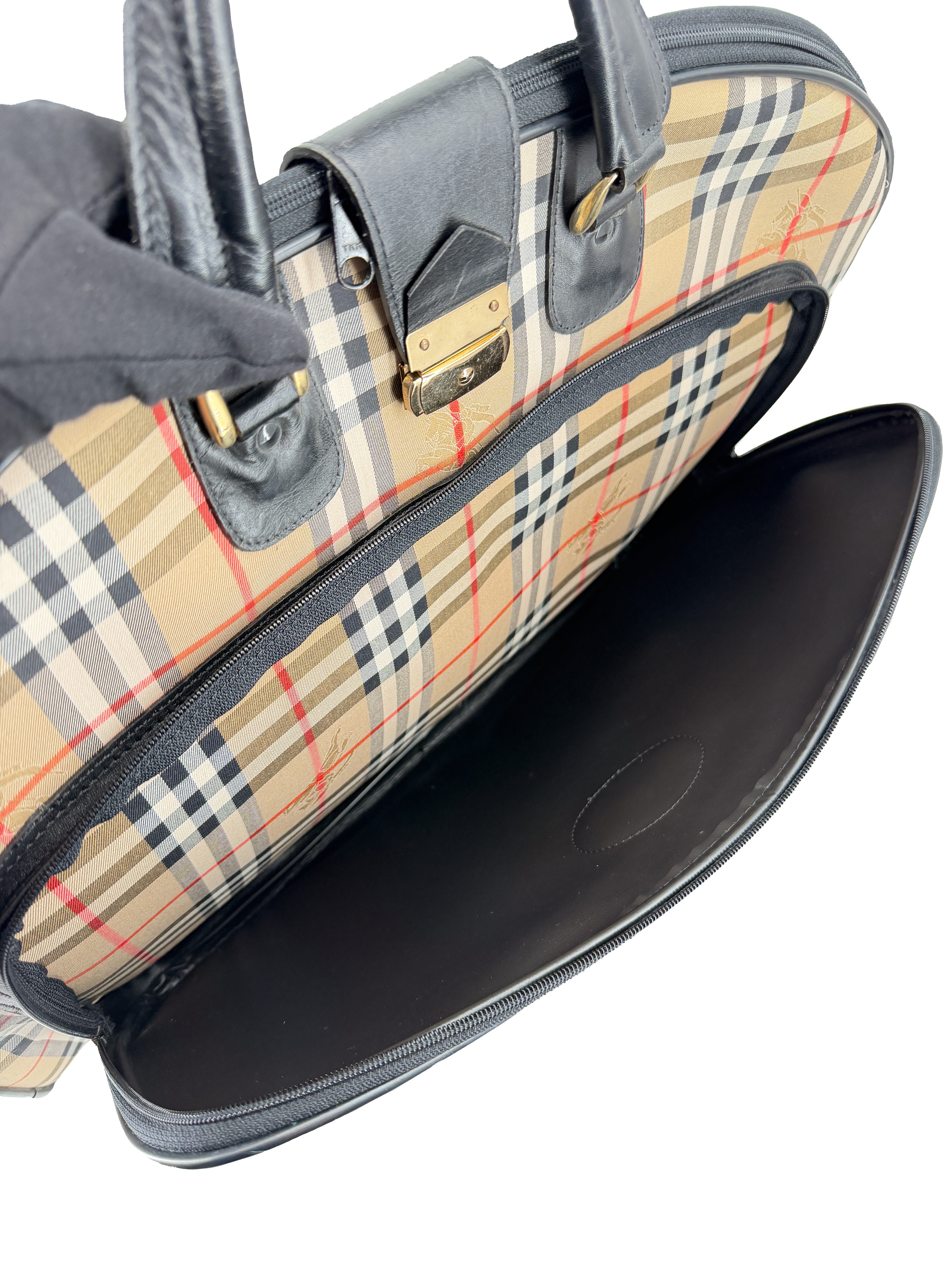 Burberry vintage Nova Check foldable garment bag