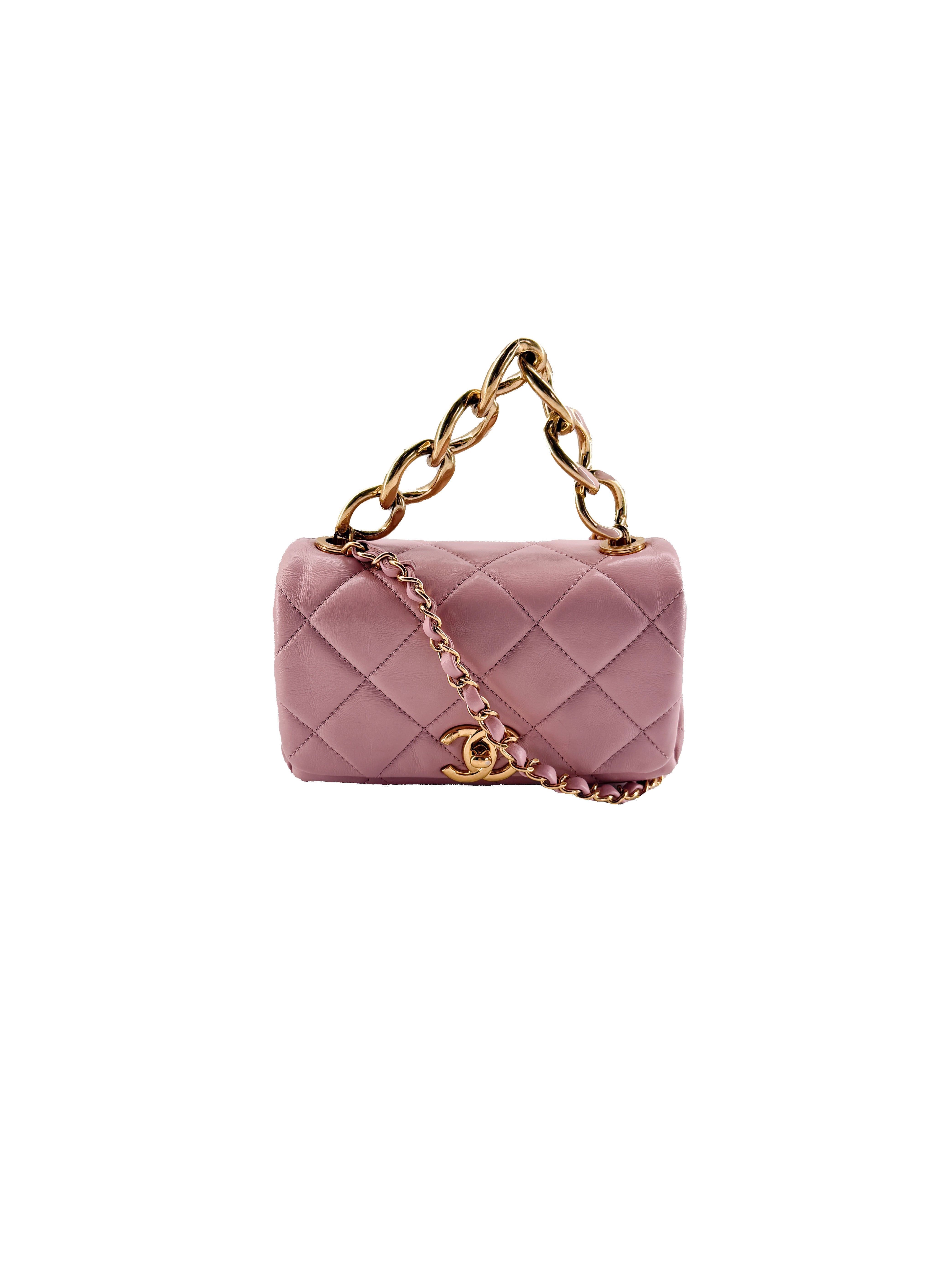 Chanel pink Match small flap bag P0H1C0H5