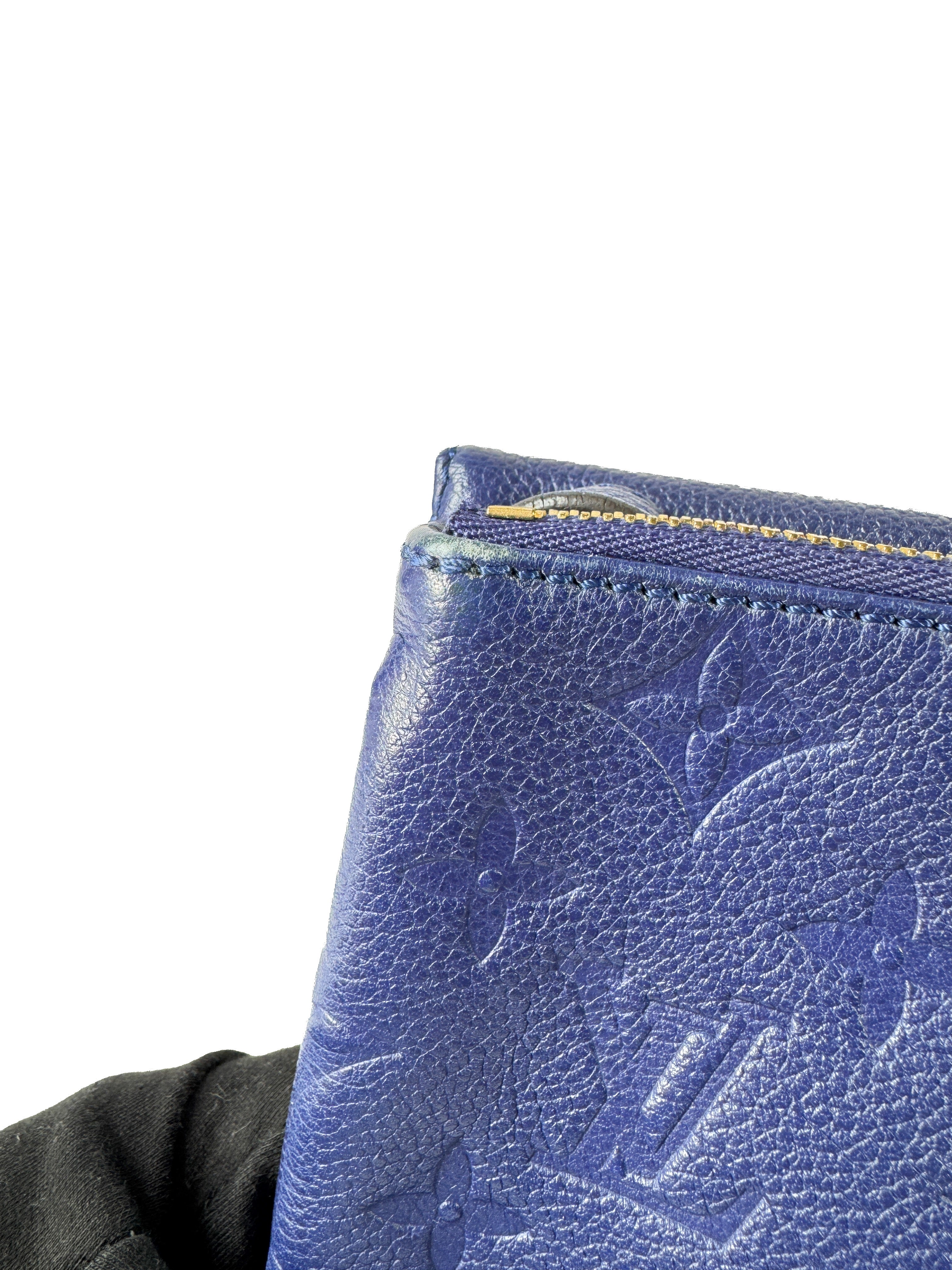 Louis Vuitton monogram navy empreinte leather Twice crossbody AR2185