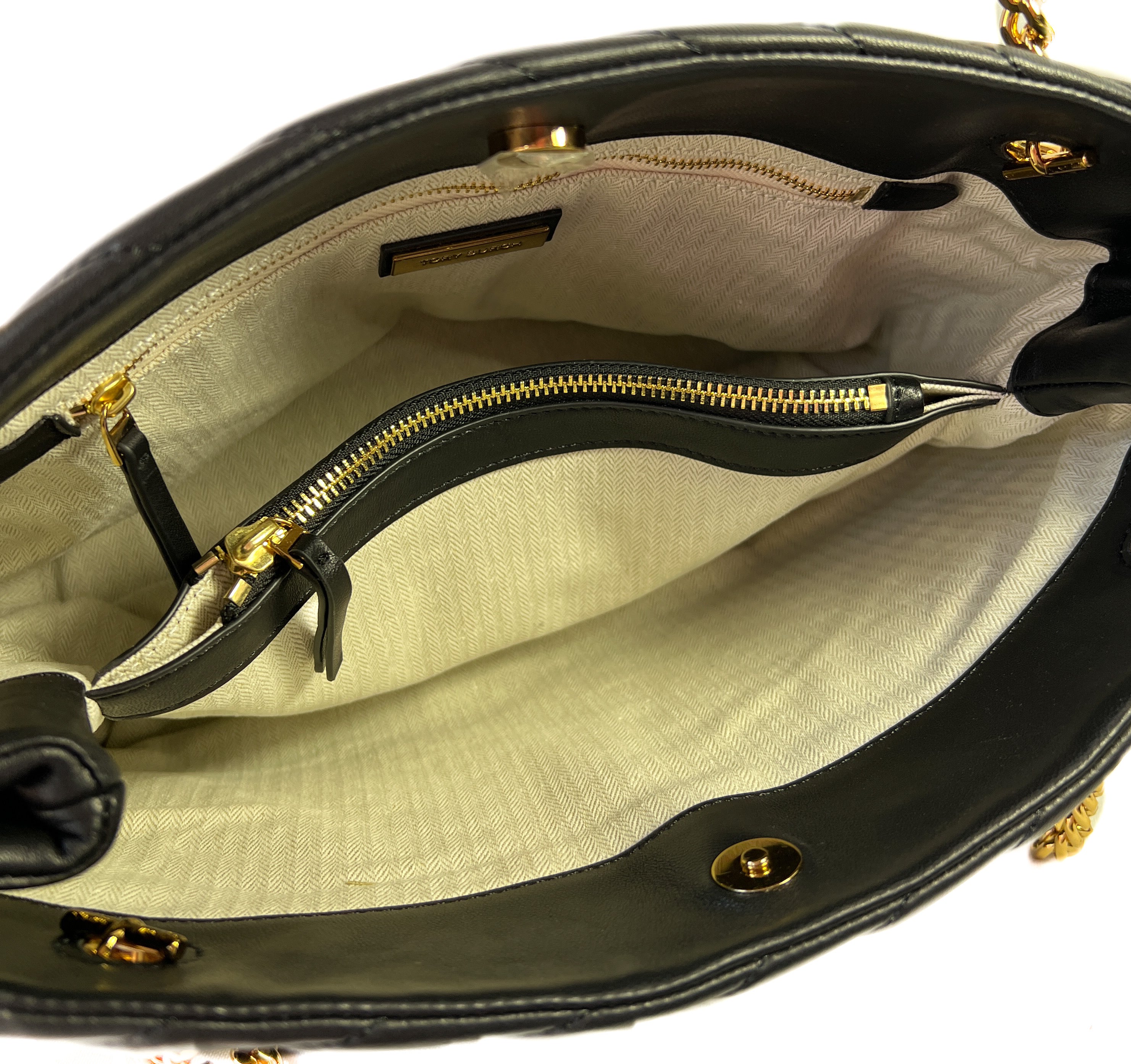 Tory Burch Kira convertible quilted shoulder bag tote NWT