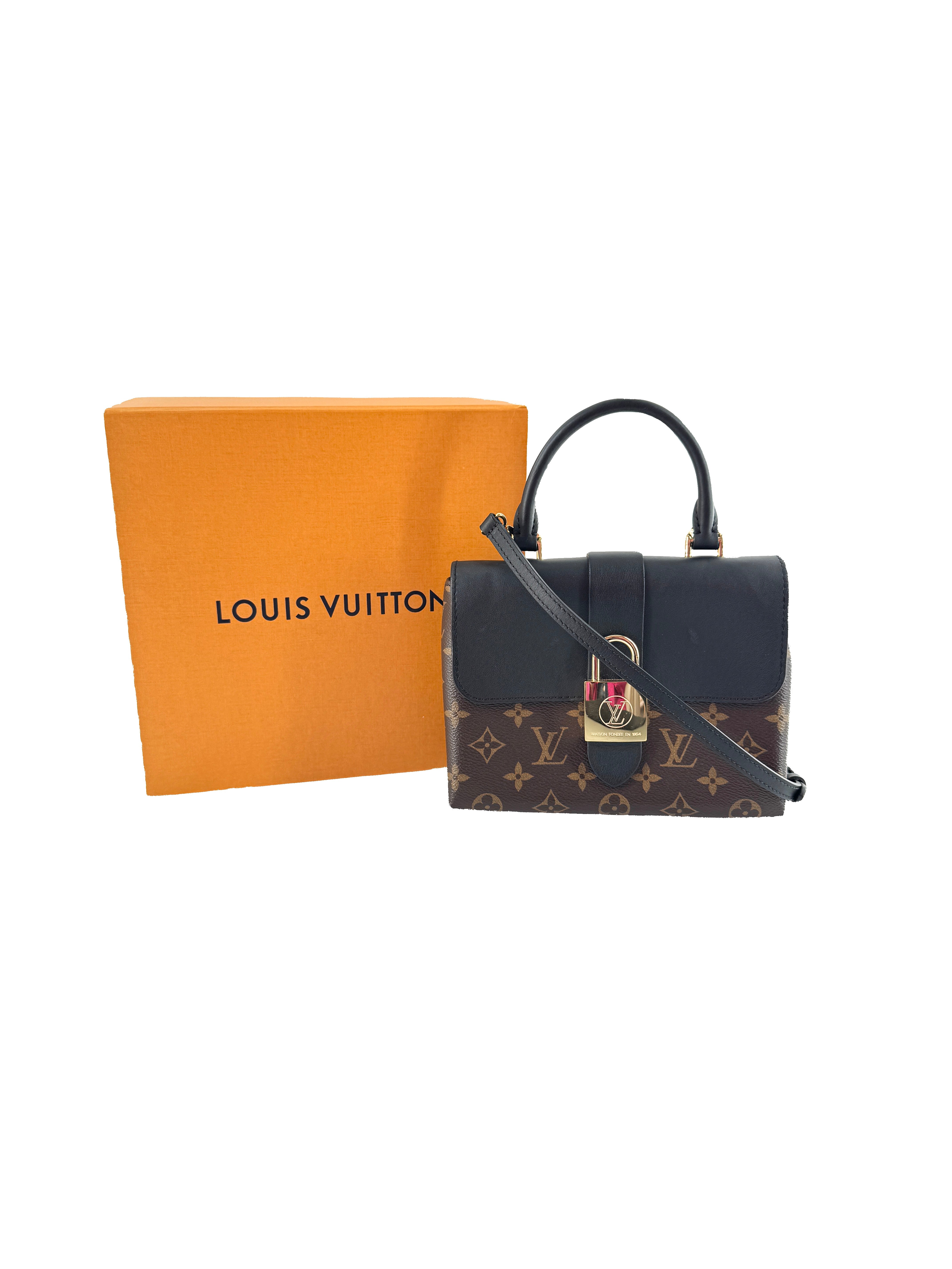 Louis Vuitton monogram locky BB black AA3109