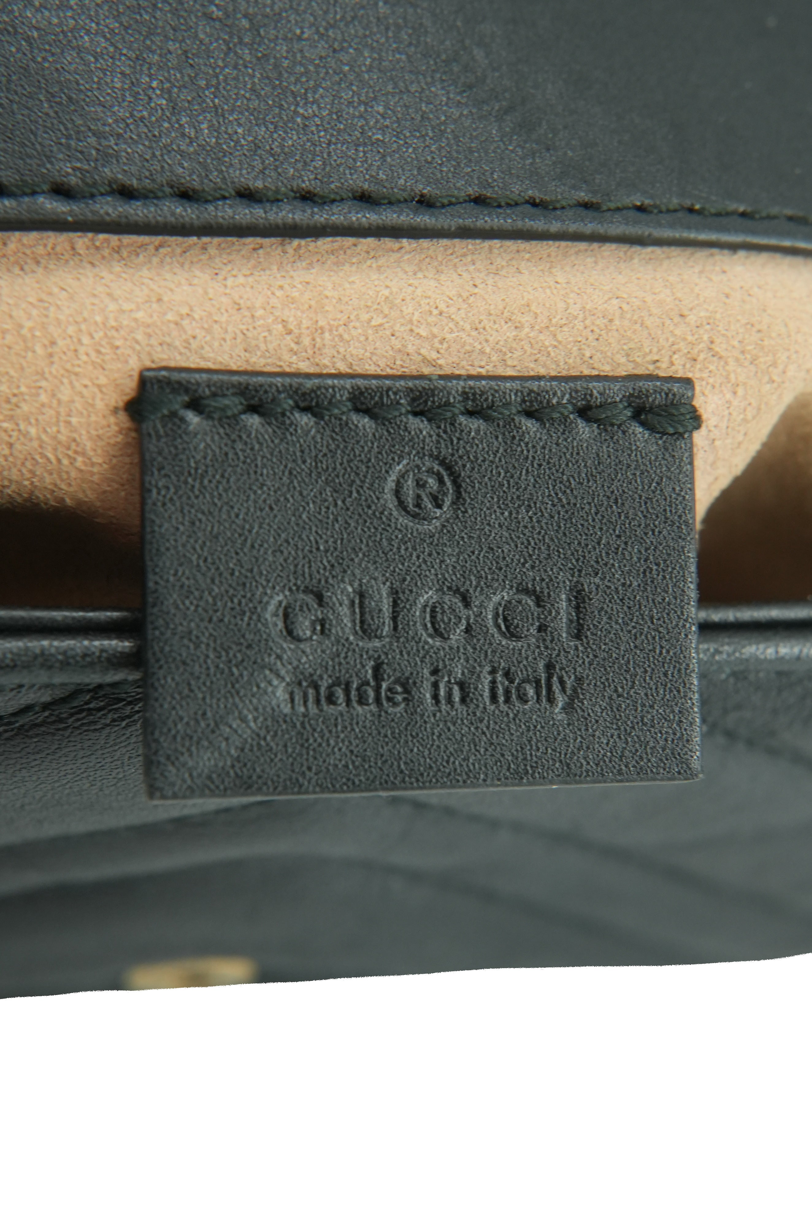 Gucci black Marmont flap super mini 476433 0959