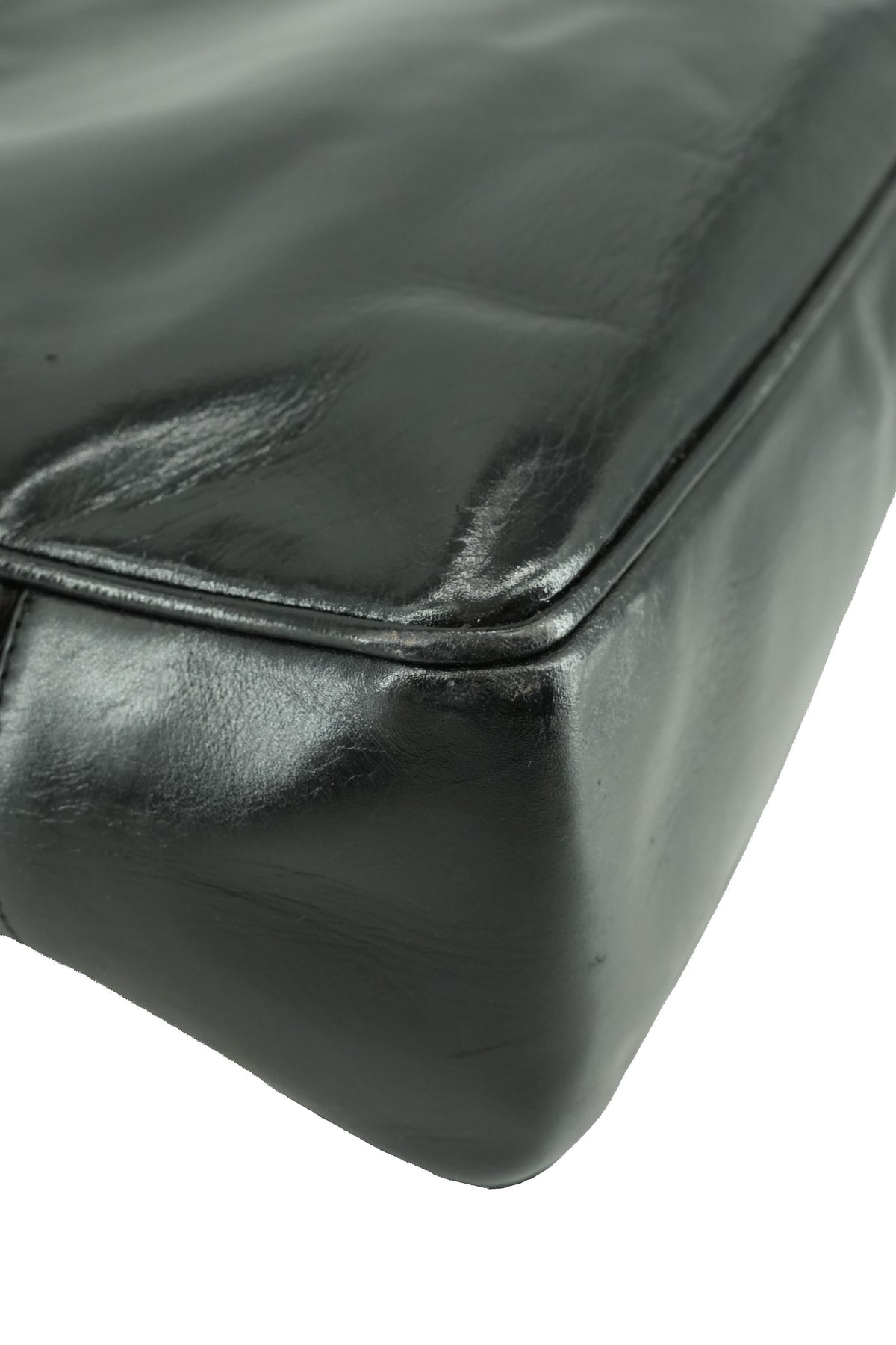 Chanel black leather vintage Timeless tote 1970888