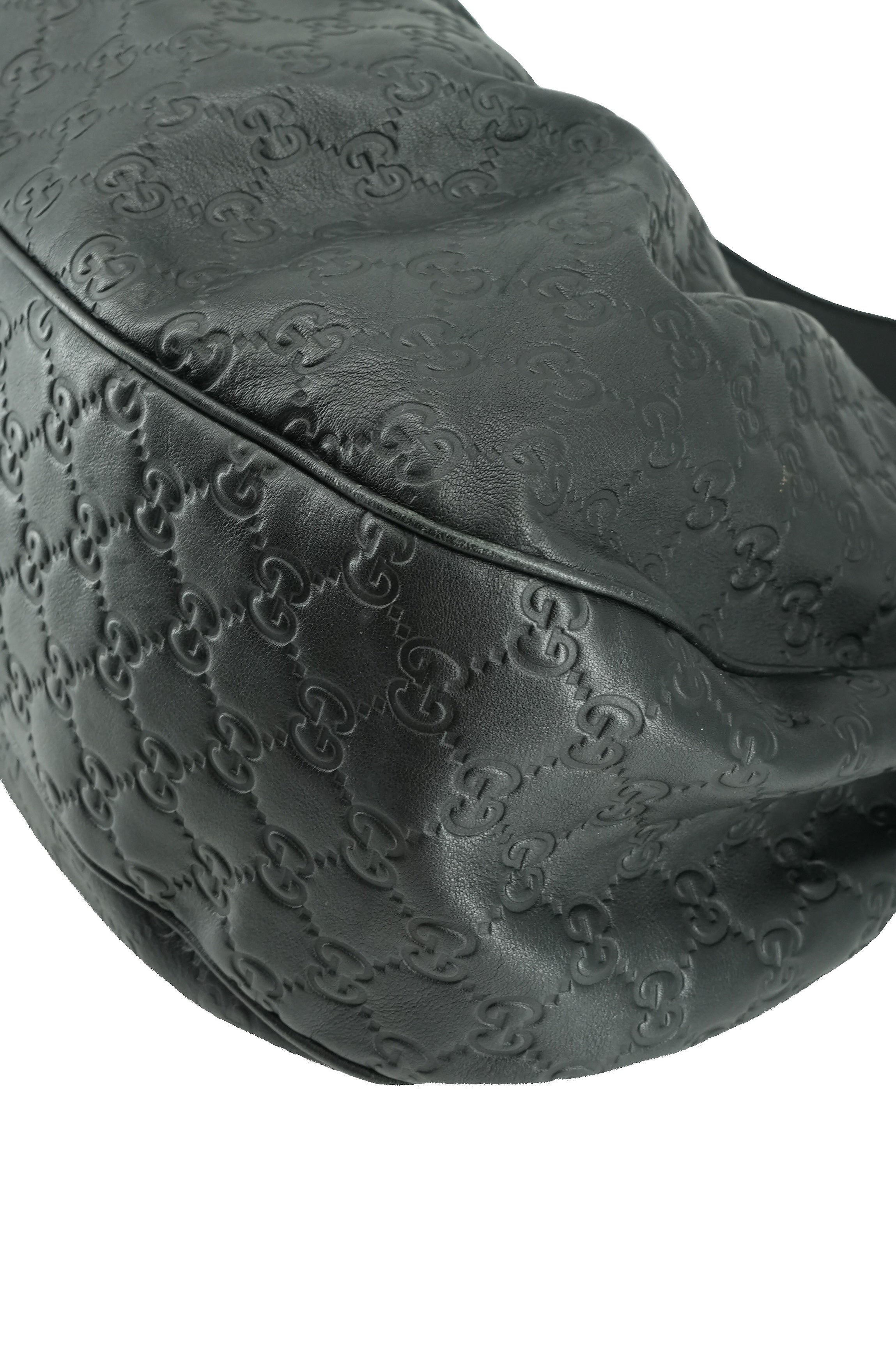 Gucci black Guccissima medium Sukey Hobo 282955 497717