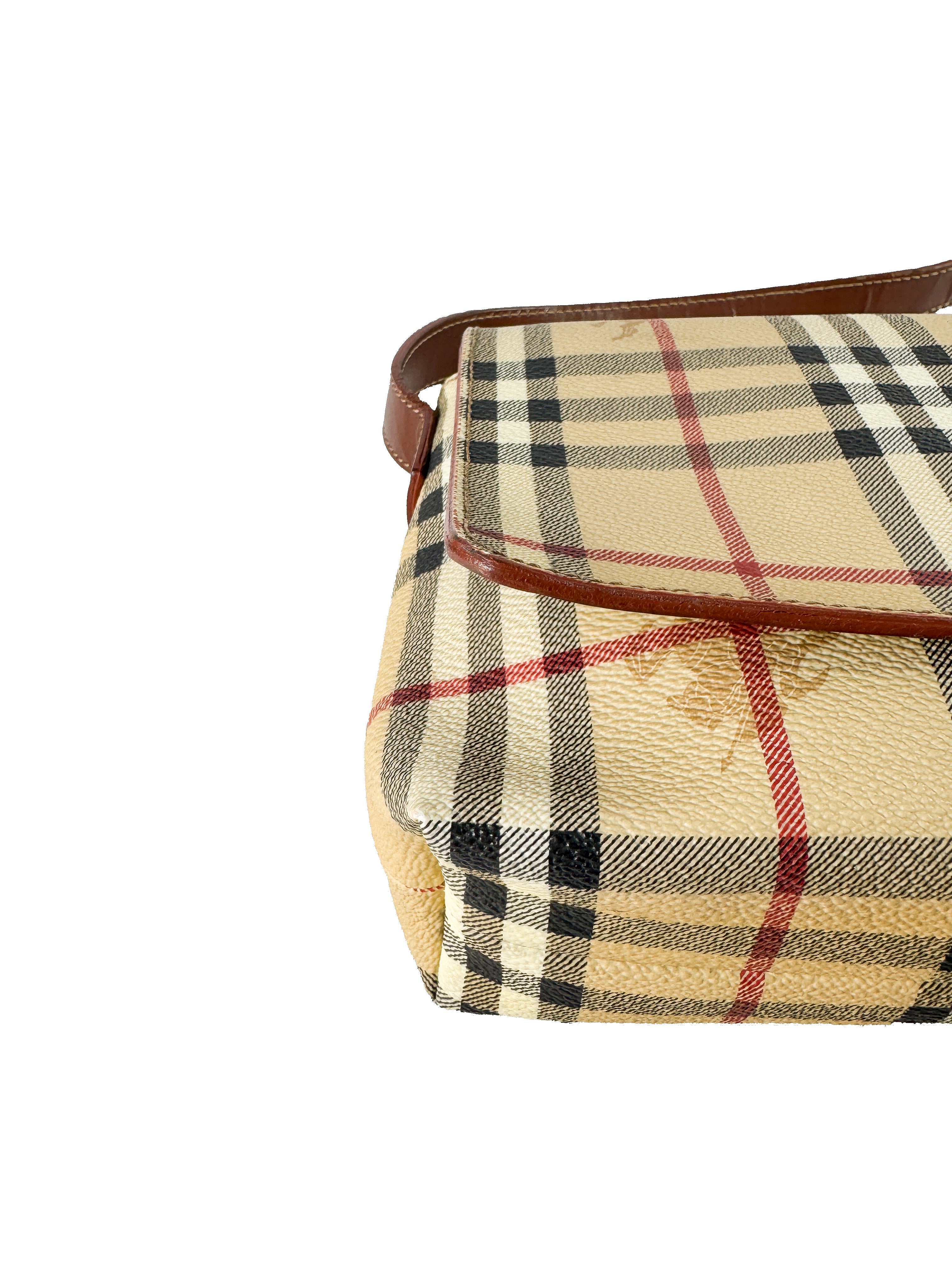 Burberry nova check shoulder bag T-03-1