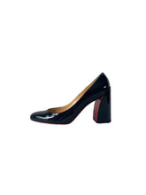 Christian Louboutin black patent leather Miss Sab 85 pumps size 40.5 NEW BOX retail $895