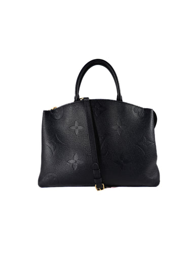 Louis Vuitton black empreinte Grand Palais MM (microchipped) retail $3550