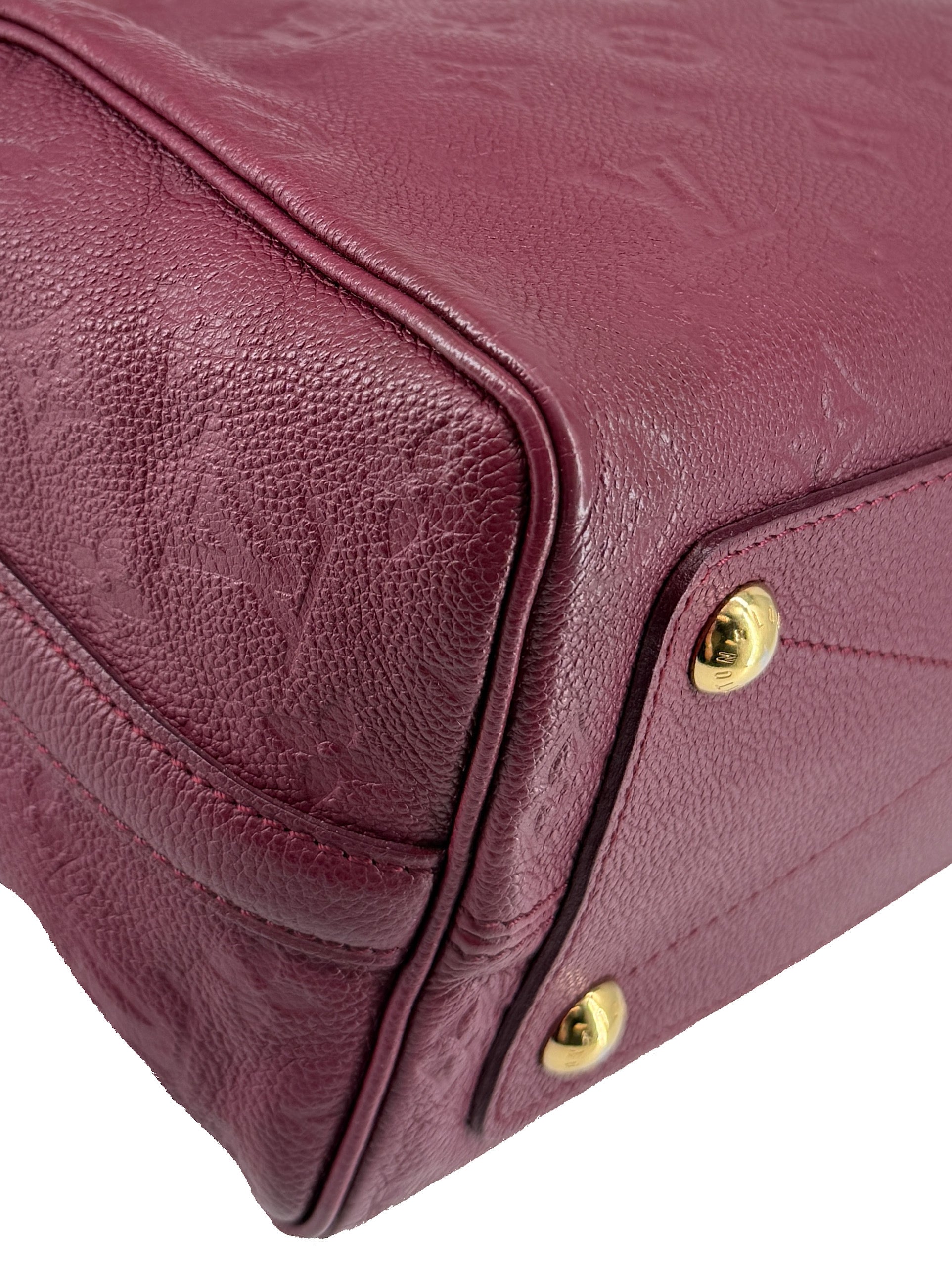 Louis Vuitton monogram empreinte Aurore Speedy 25 bandouliere SP3192