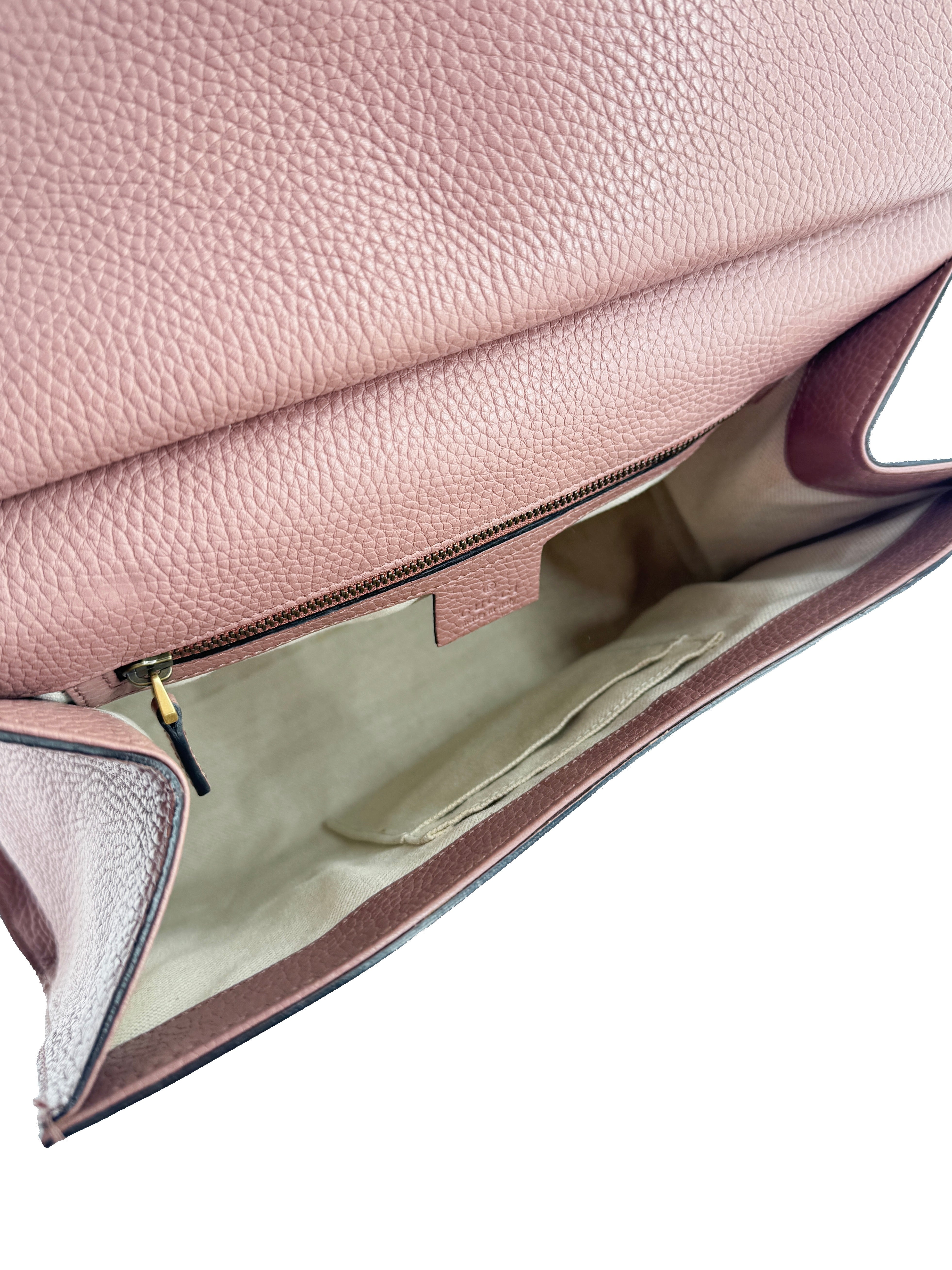 Gucci GG Marmont Top Handle Bag Leather Maueve Small