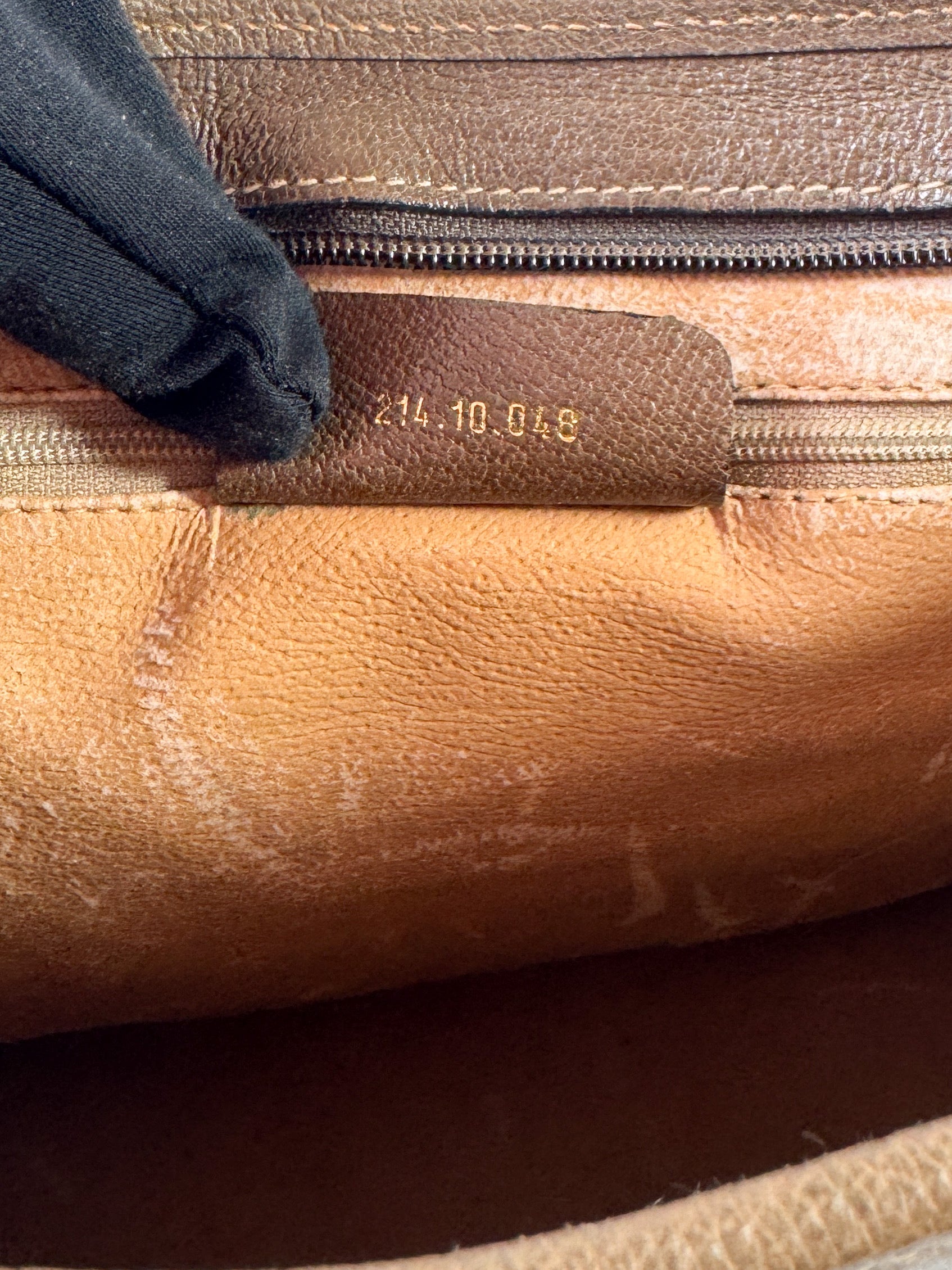 Gucci brown vintage Sherry line tote 214.10.048