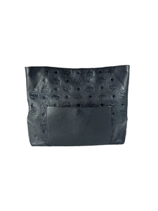 MCM black leather Klara hobo