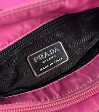 Prada pink nylon vintage tote