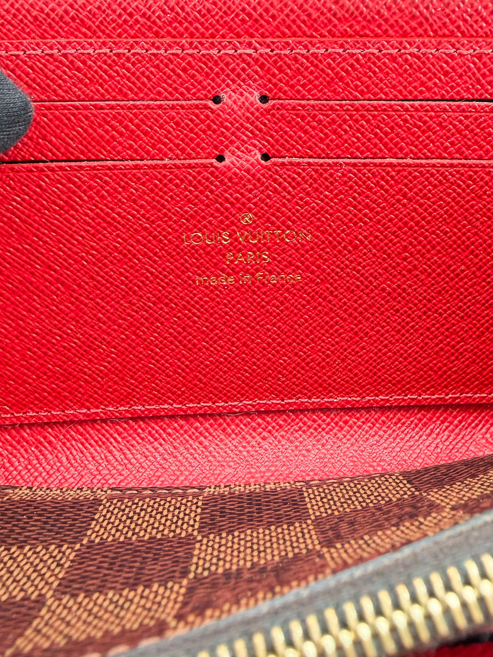 Louis Vuitton damier ebene Clemence wallet SF0281