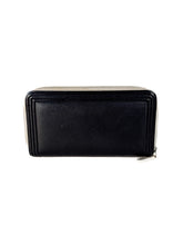 Chanel black/silver Boy zip around wallet 21607927