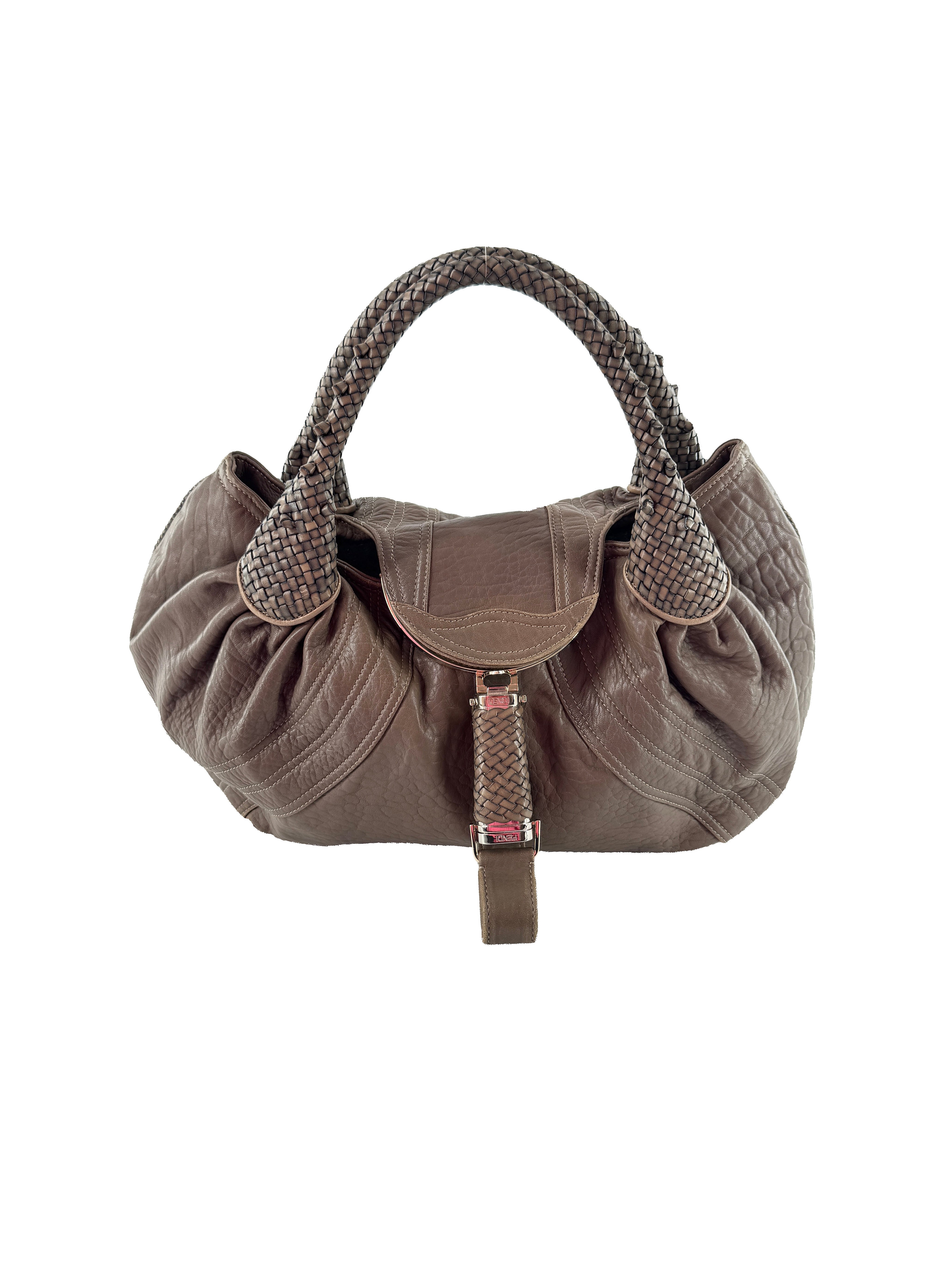 Fendi nappa leather Spy taupe 2415-8BR511-RQ1-089