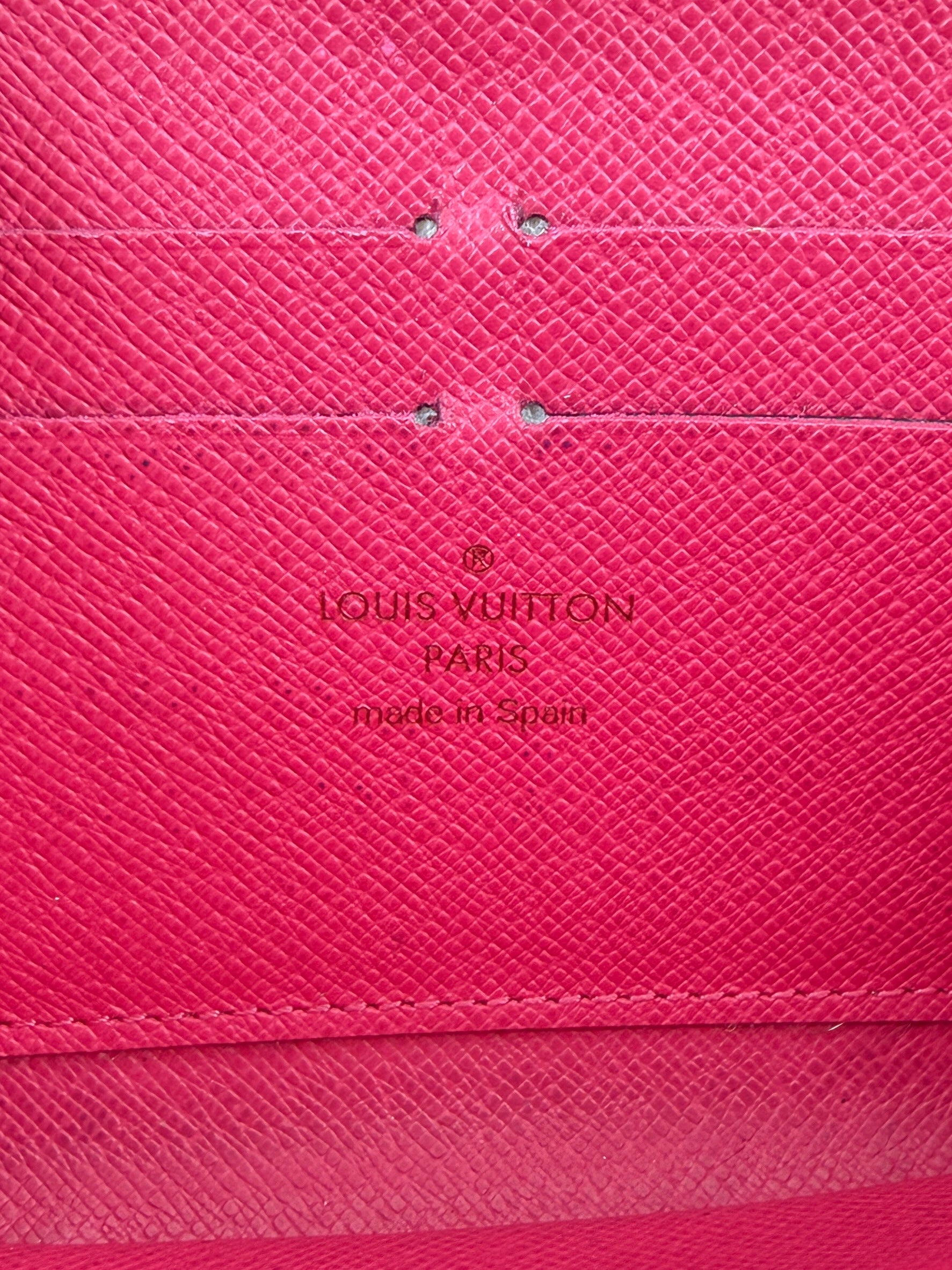 Louis Vuitton black multicolor zippy wallet CA0143